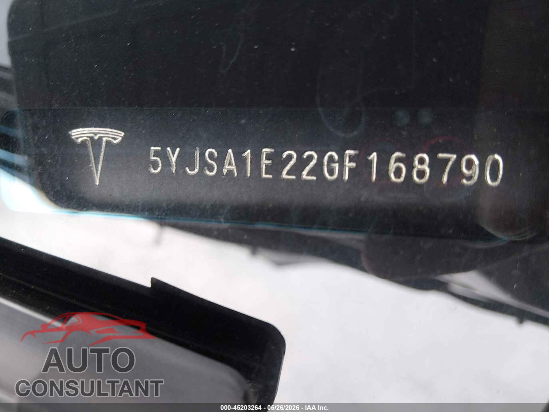 TESLA MODEL S 2016 - 5YJSA1E22GF168790