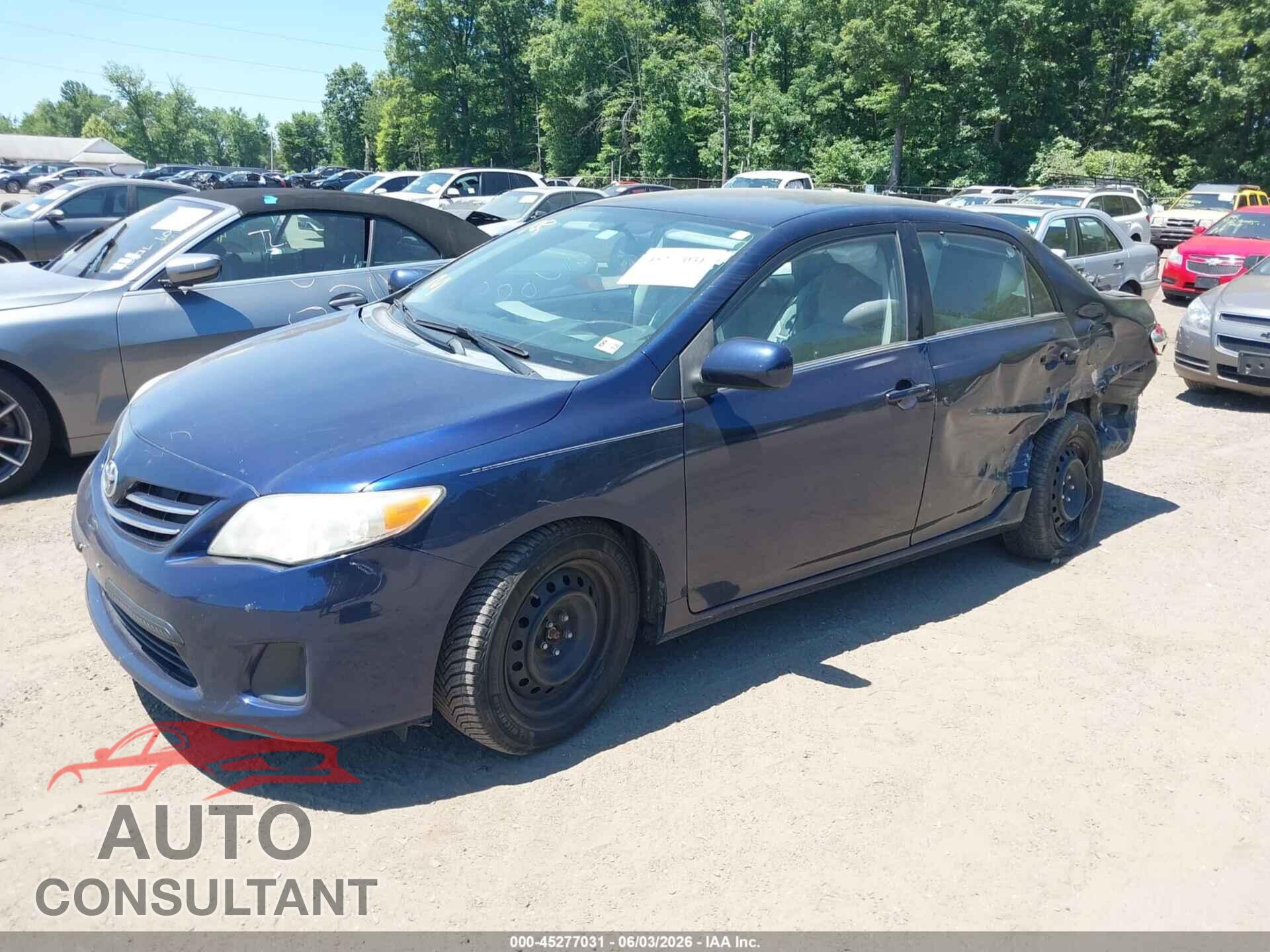 TOYOTA COROLLA 2013 - 5YFBU4EE7DP210941