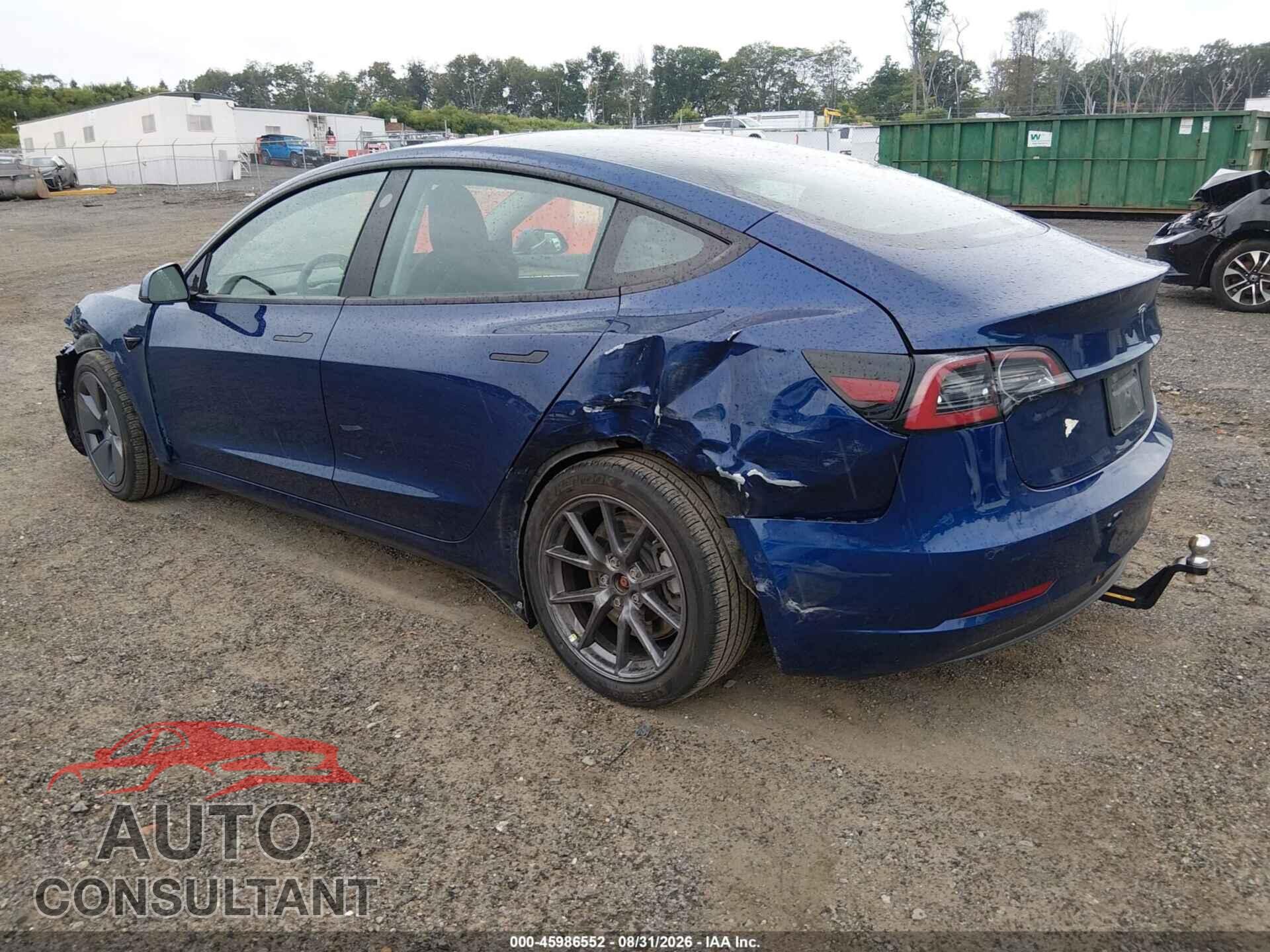 TESLA MODEL 3 2022 - 5YJ3E1EB2NF265476