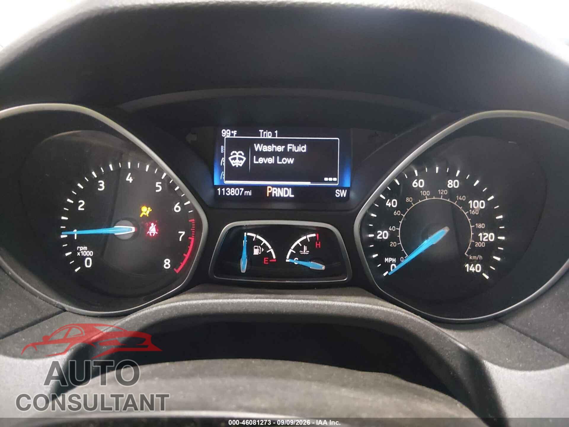 FORD FOCUS 2016 - 1FADP3F22GL386166