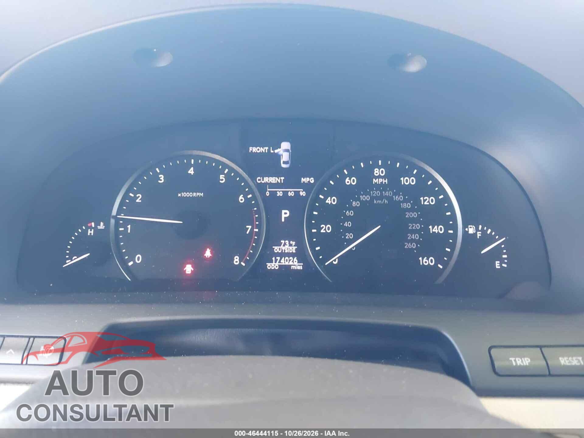 LEXUS LS 460 2016 - JTHGL5EF4G5056941