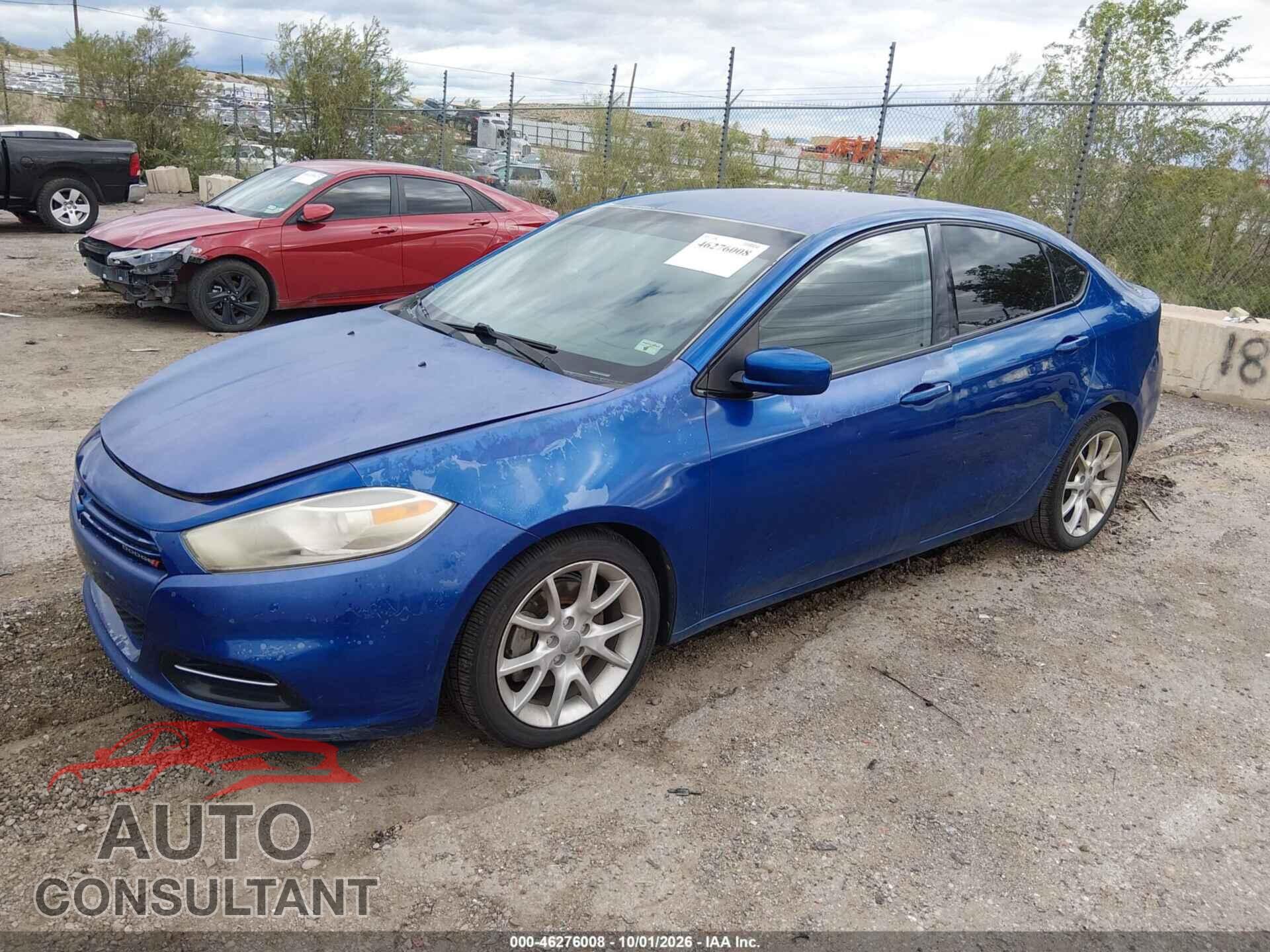 DODGE DART 2013 - 1C3CDFBA2DD324421