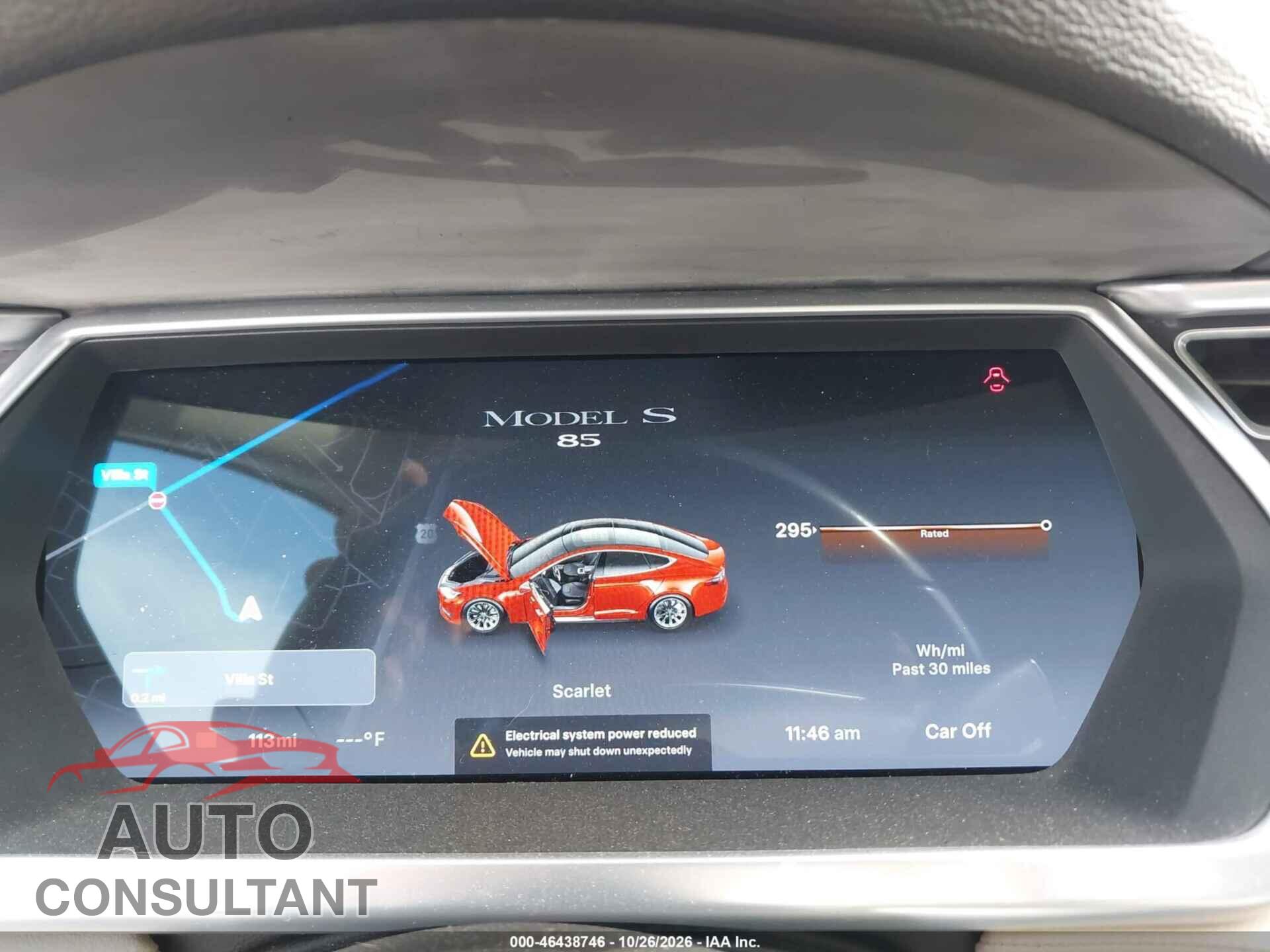 TESLA MODEL S 2013 - 5YJSA1CN4DFP18354