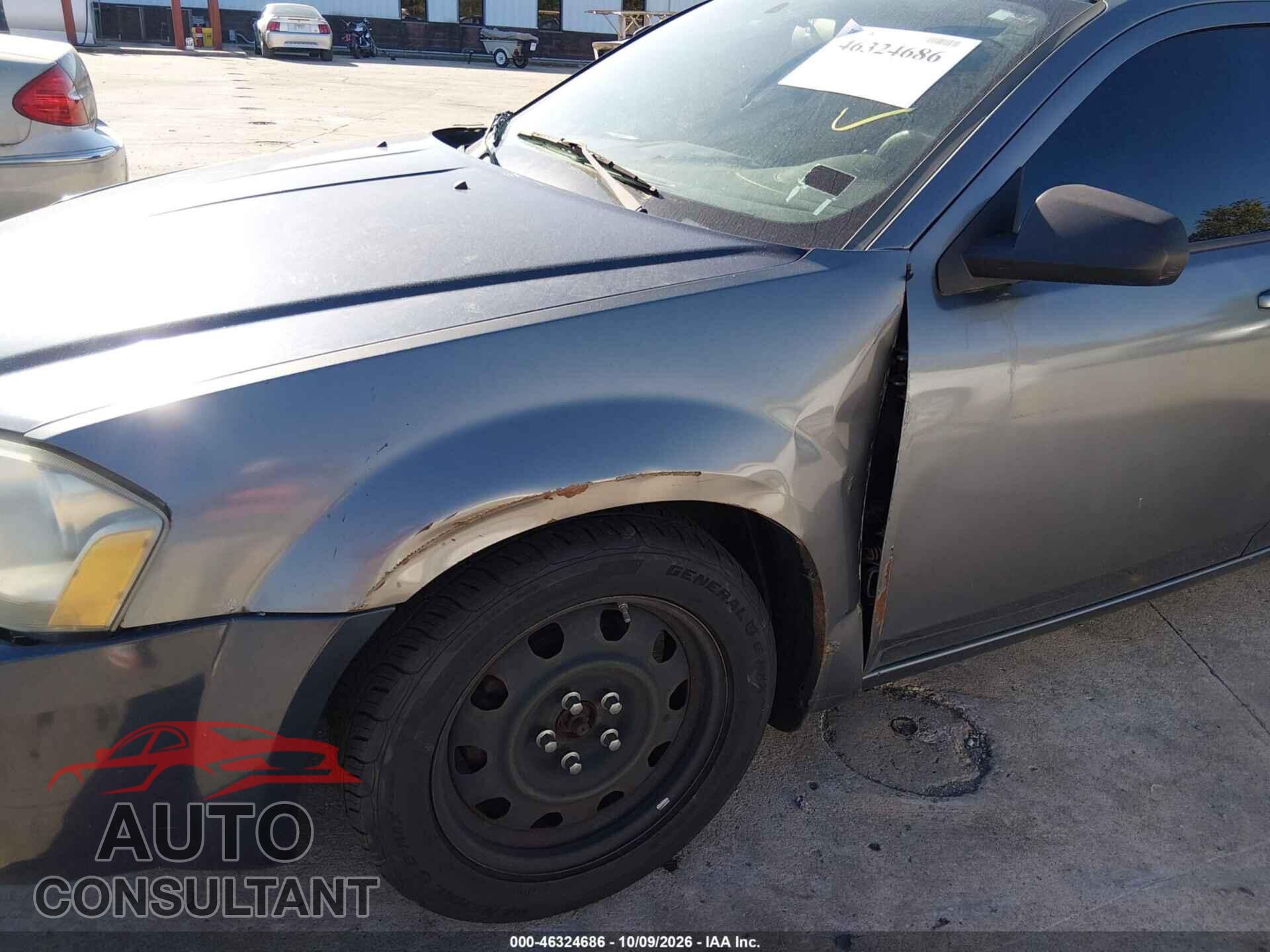 DODGE AVENGER 2012 - 1C3CDZAB9CN216219