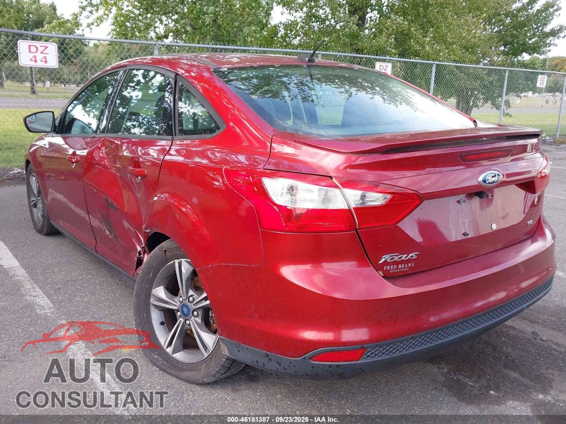 FORD FOCUS 2014 - 1FADP3F2XEL409559