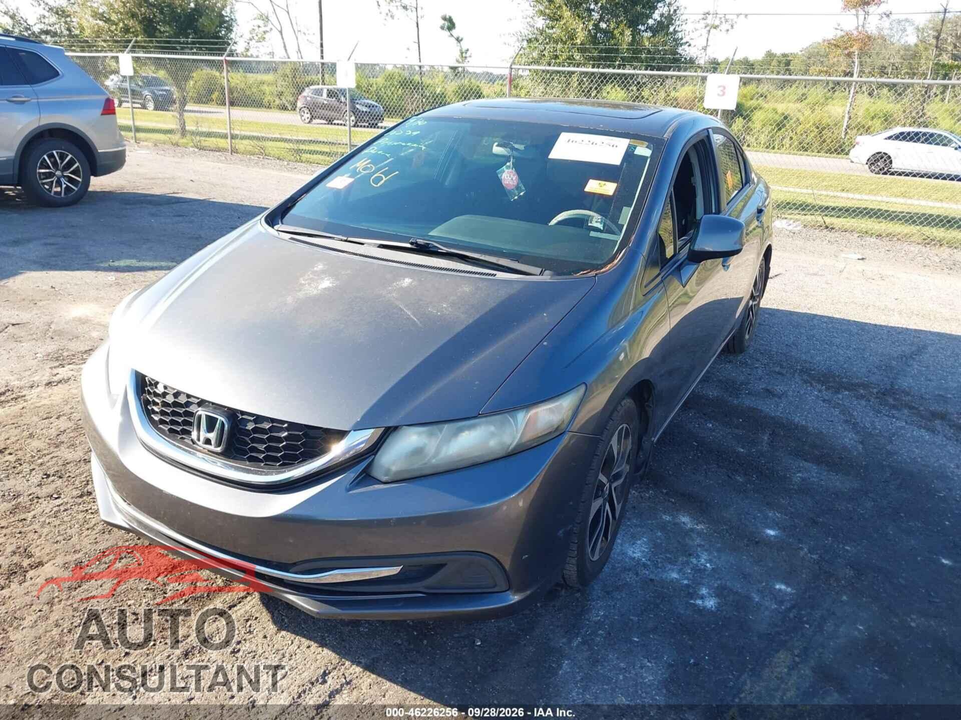 HONDA CIVIC 2013 - 19XFB2F86DE022367