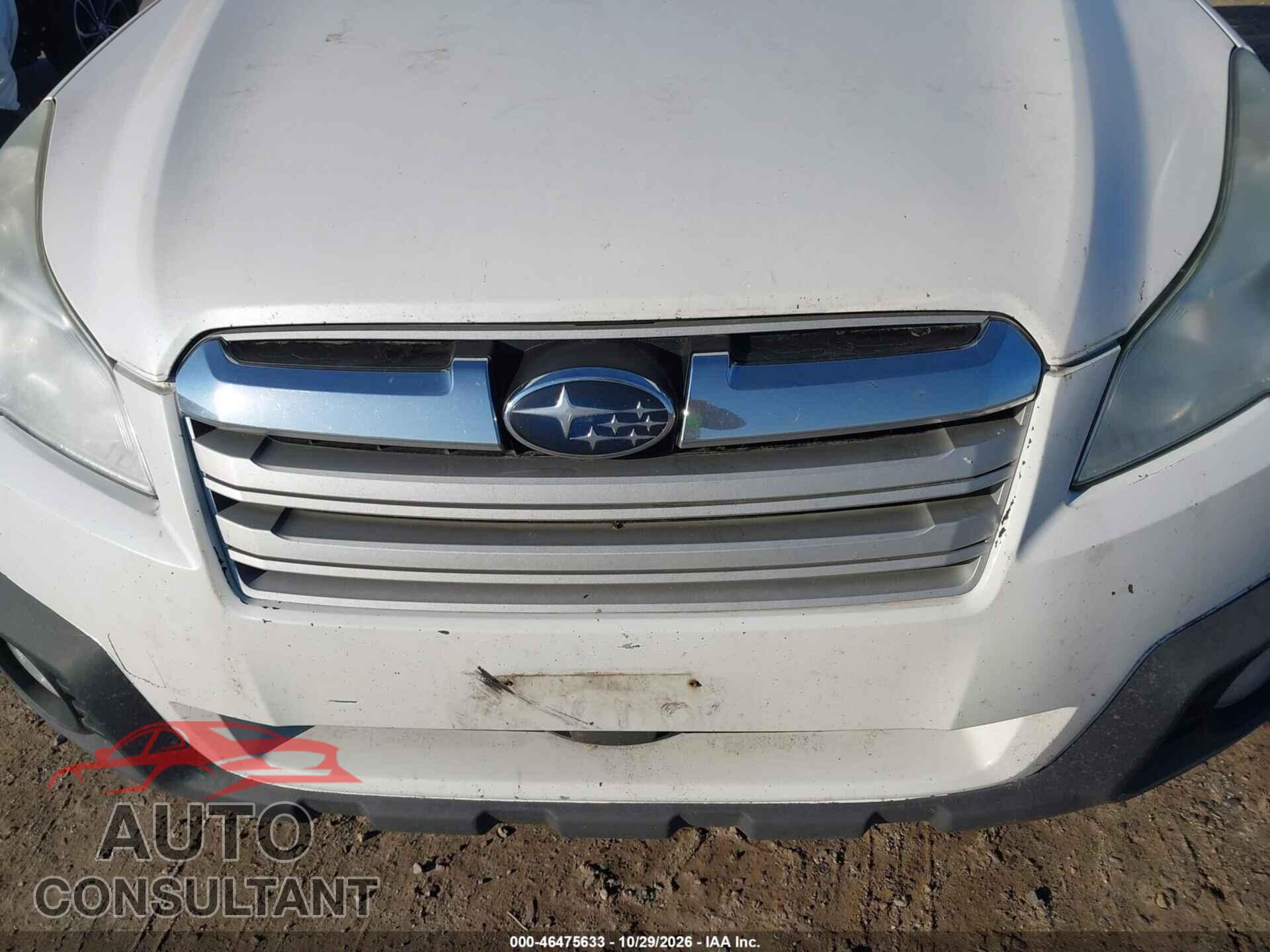 SUBARU OUTBACK 2014 - 4S4BRBDC7E3230876
