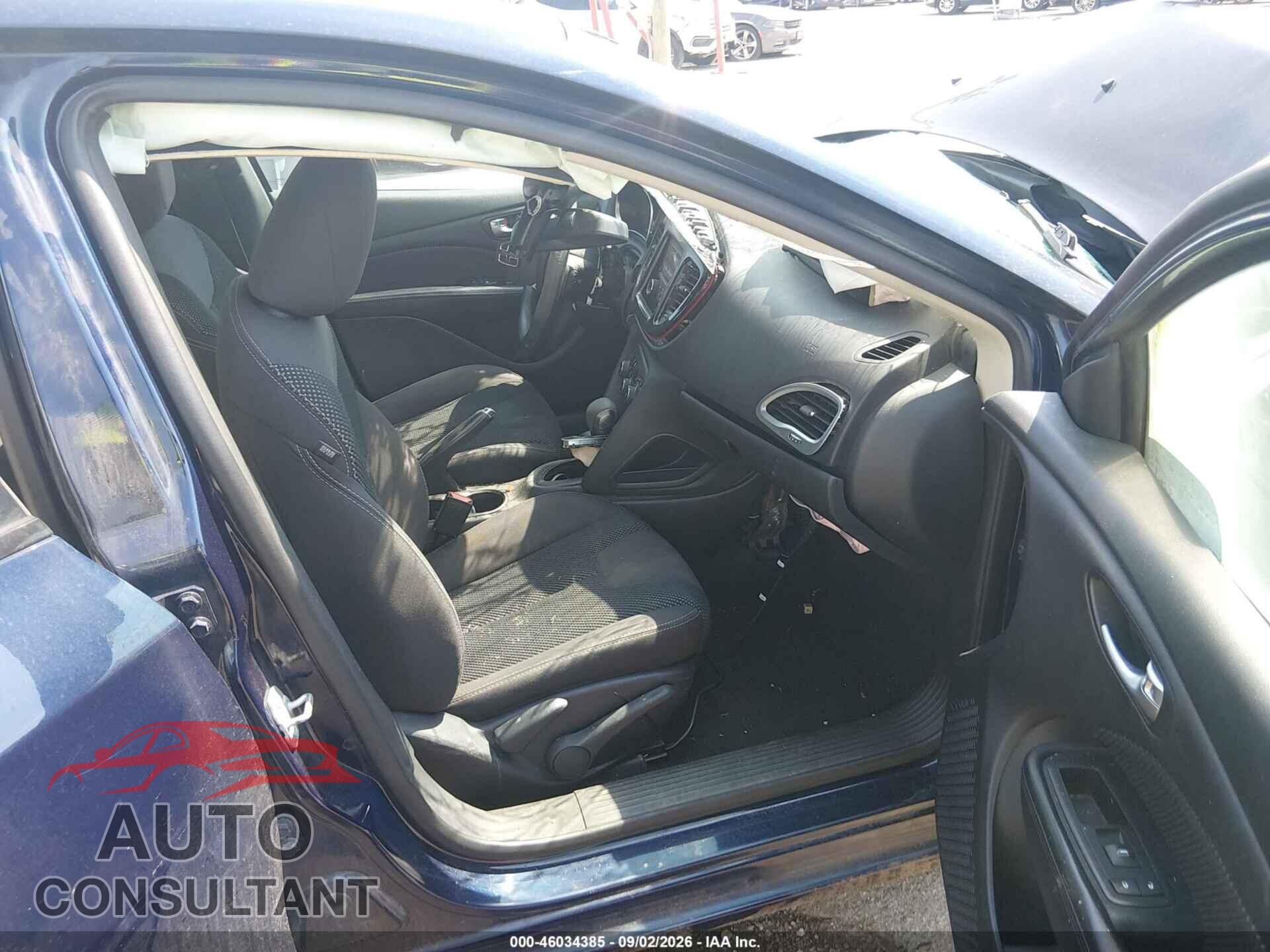 DODGE DART 2015 - 1C3CDFBB2FD315486