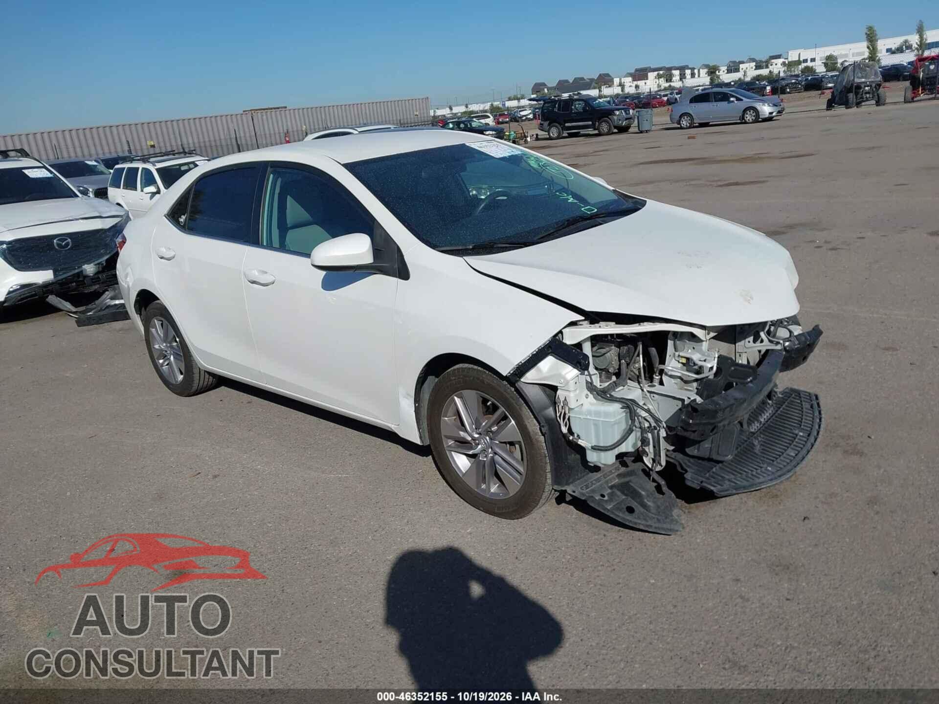 TOYOTA COROLLA 2014 - 5YFBPRHE3EP008924