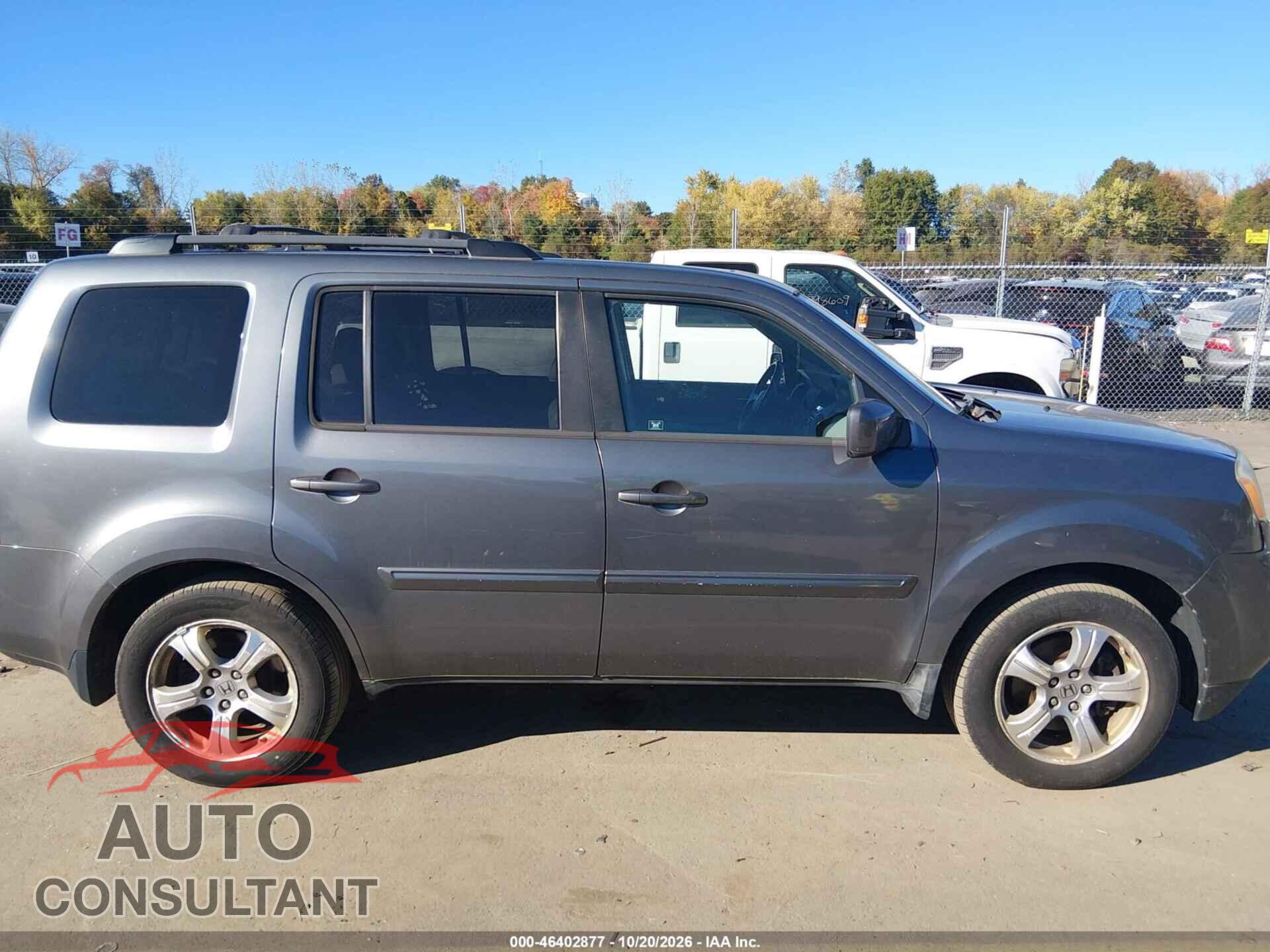 HONDA PILOT 2012 - 5FNYF4H62CB027093