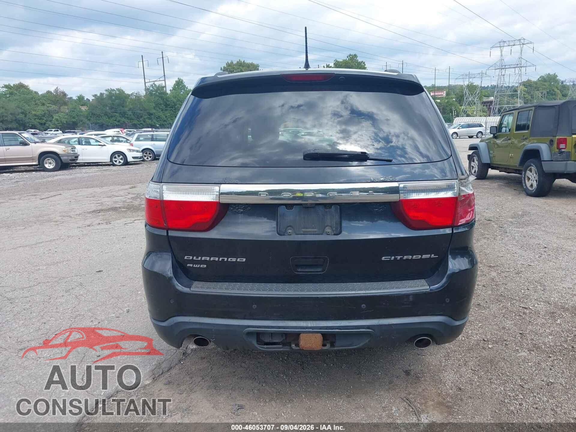 DODGE DURANGO 2011 - 1D4SE5GT2BC632736
