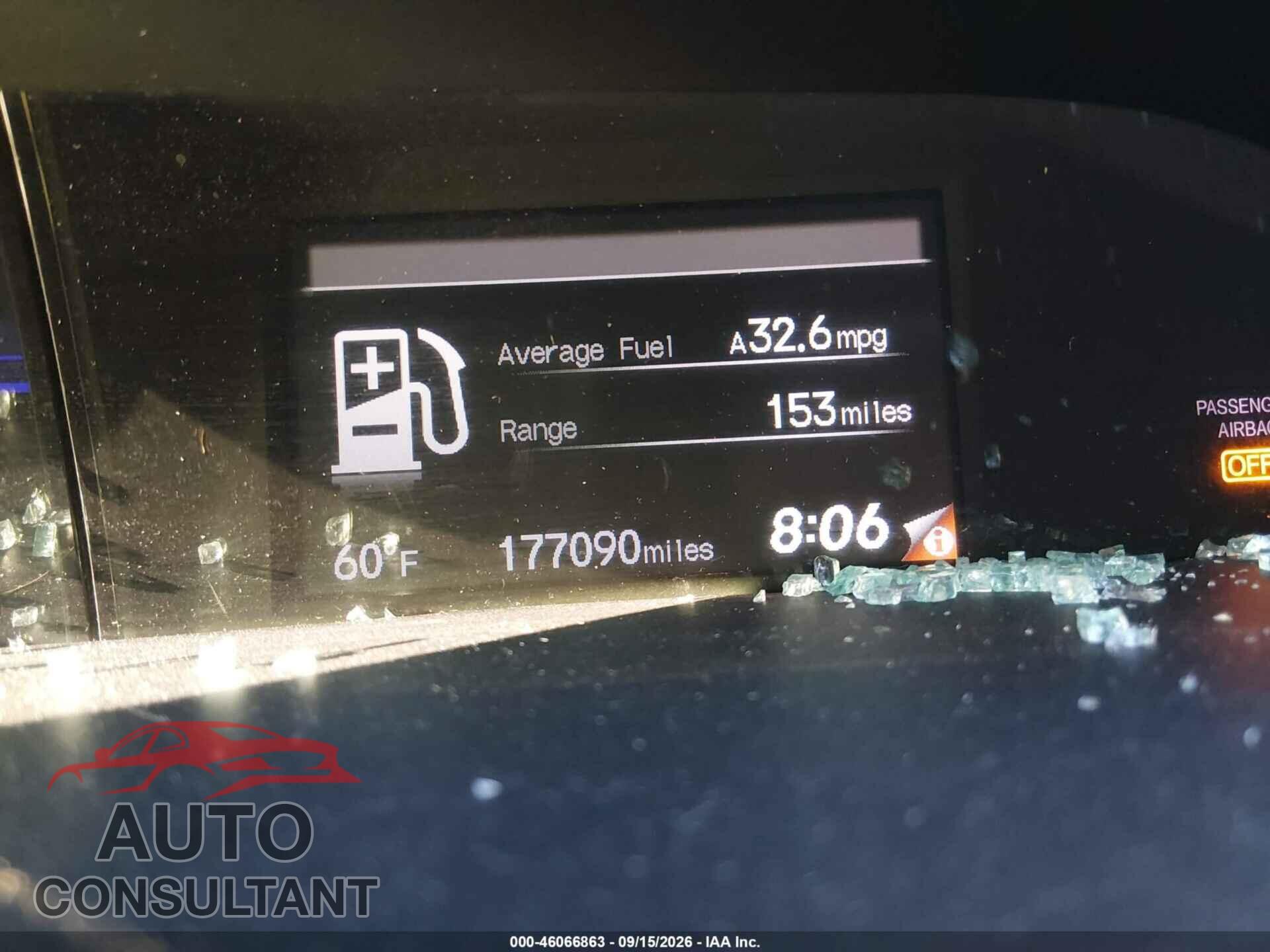 HONDA CIVIC 2012 - 19XFB2F89CE343236