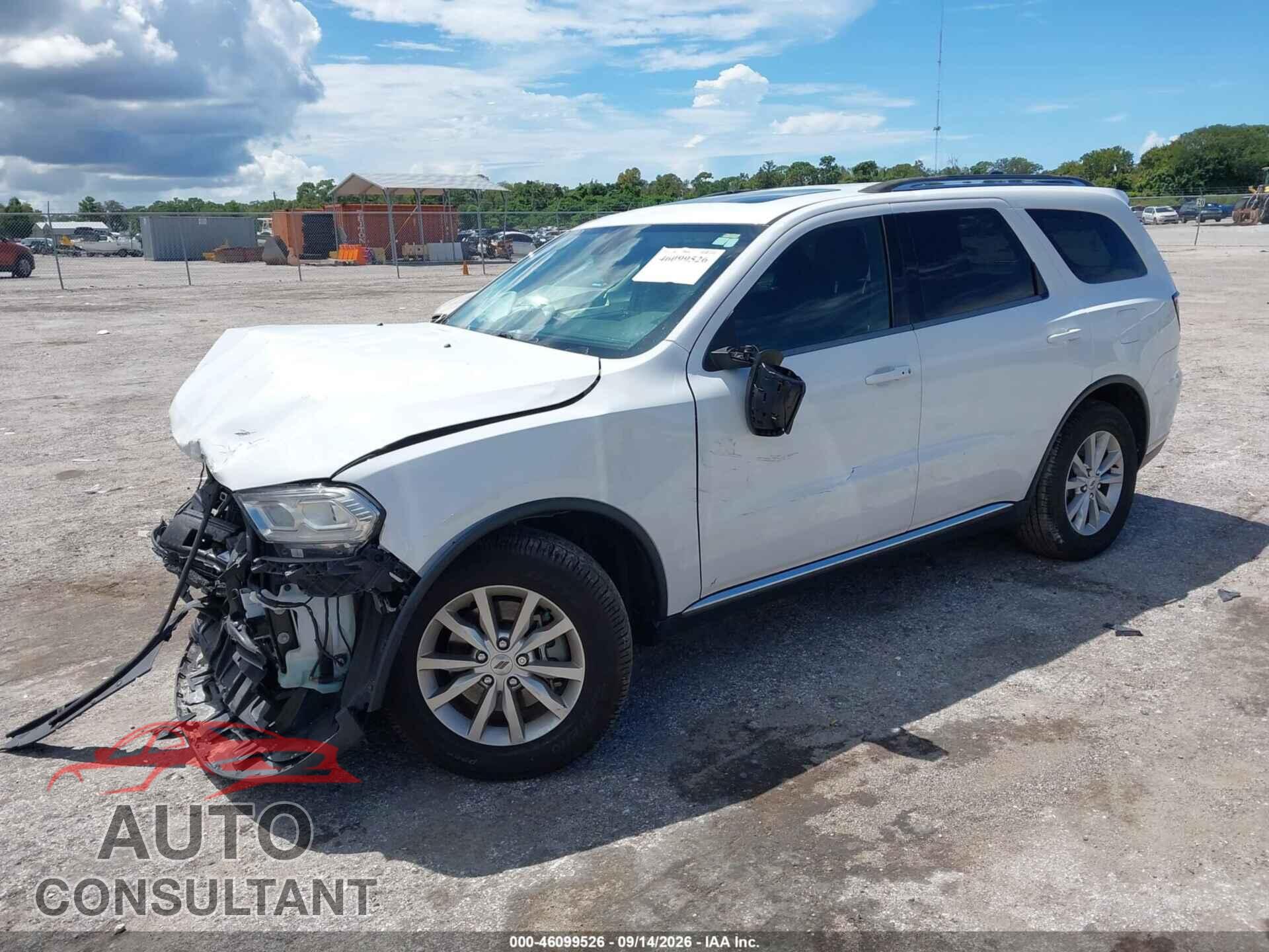 DODGE DURANGO 2022 - 1C4RDHAG9NC102103
