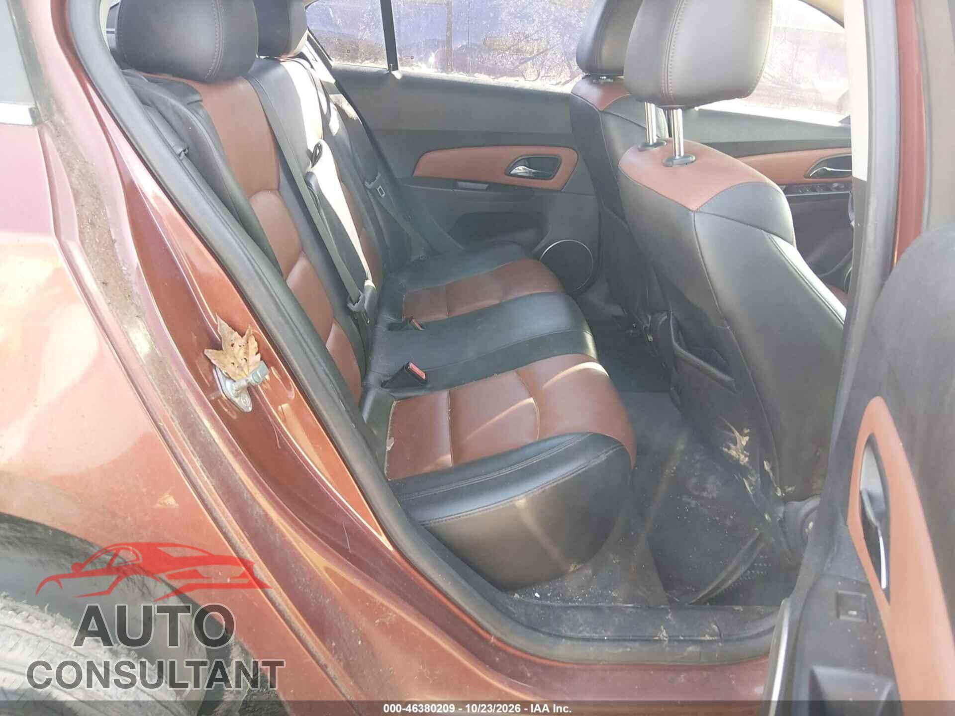 CHEVROLET CRUZE 2012 - 1G1PH5SC2C7282061