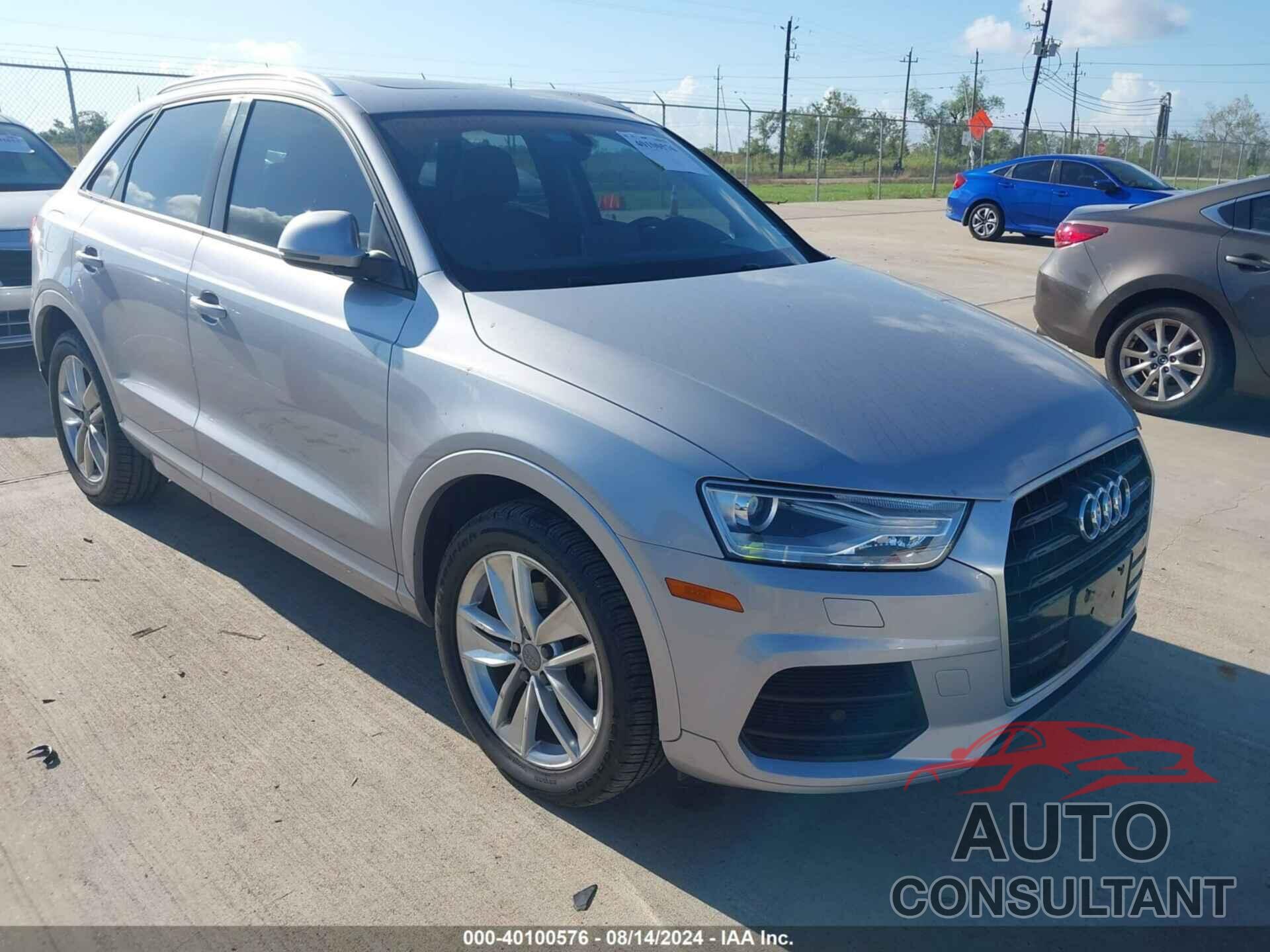 AUDI Q3 2017 - WA1BCCFSXHR012362