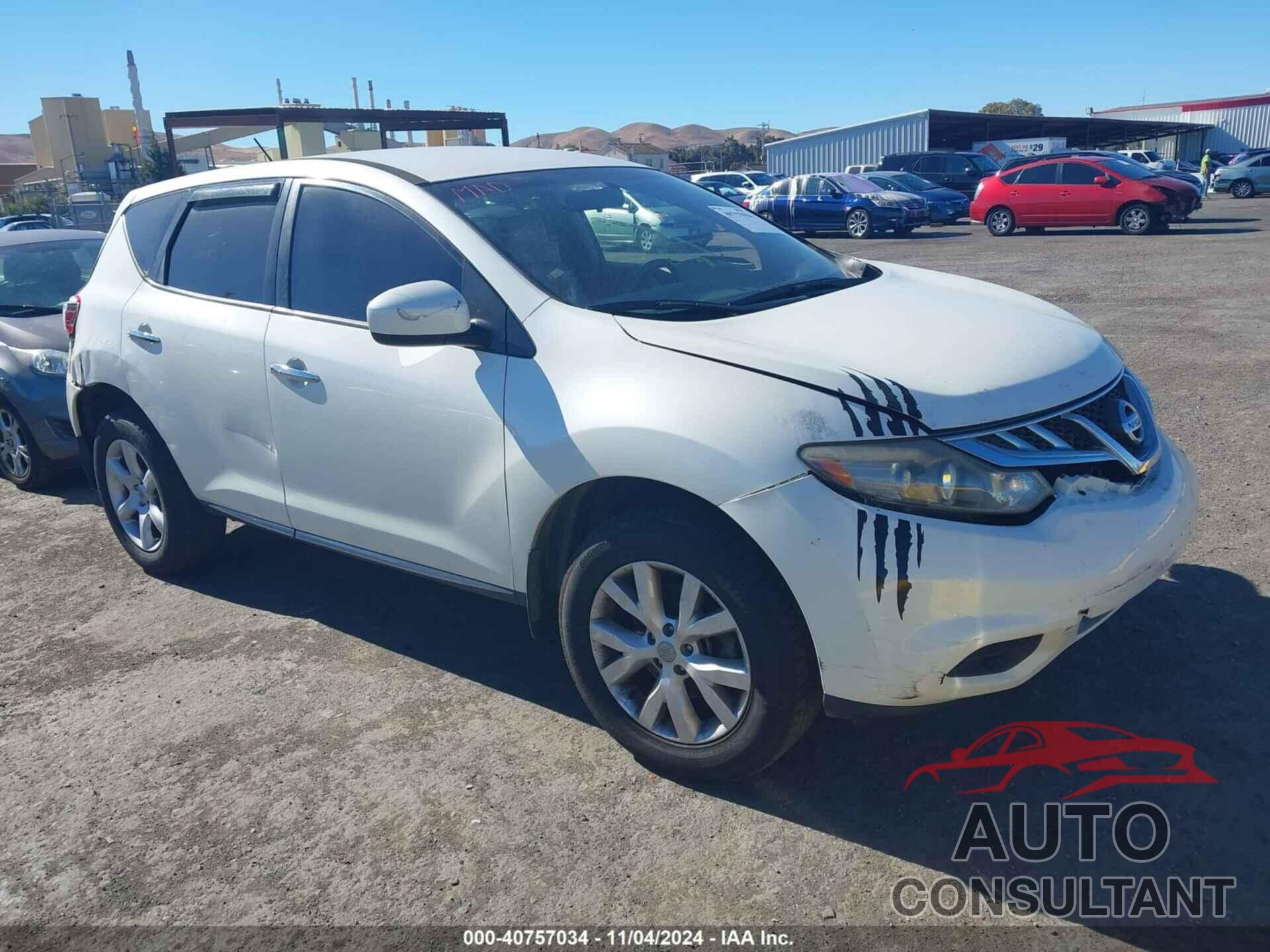 NISSAN MURANO 2013 - JN8AZ1MU0DW200638