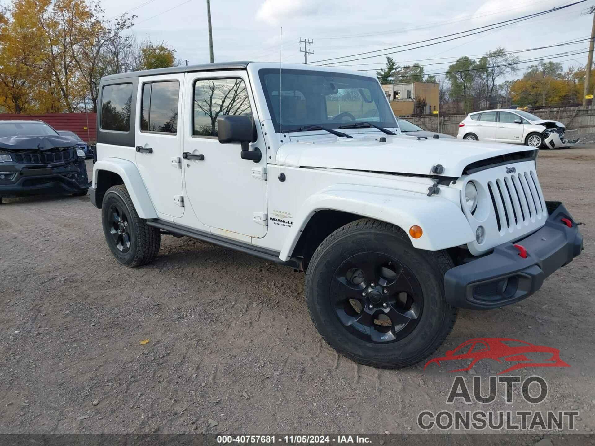 JEEP WRANGLER UNLIMITED 2013 - 1C4BJWEG8DL539100