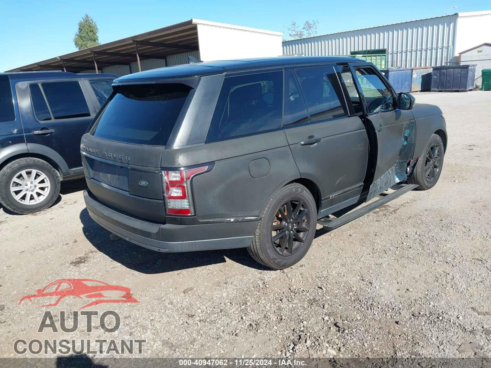 LAND ROVER RANGE ROVER 2016 - SALGS2KF4GA290603