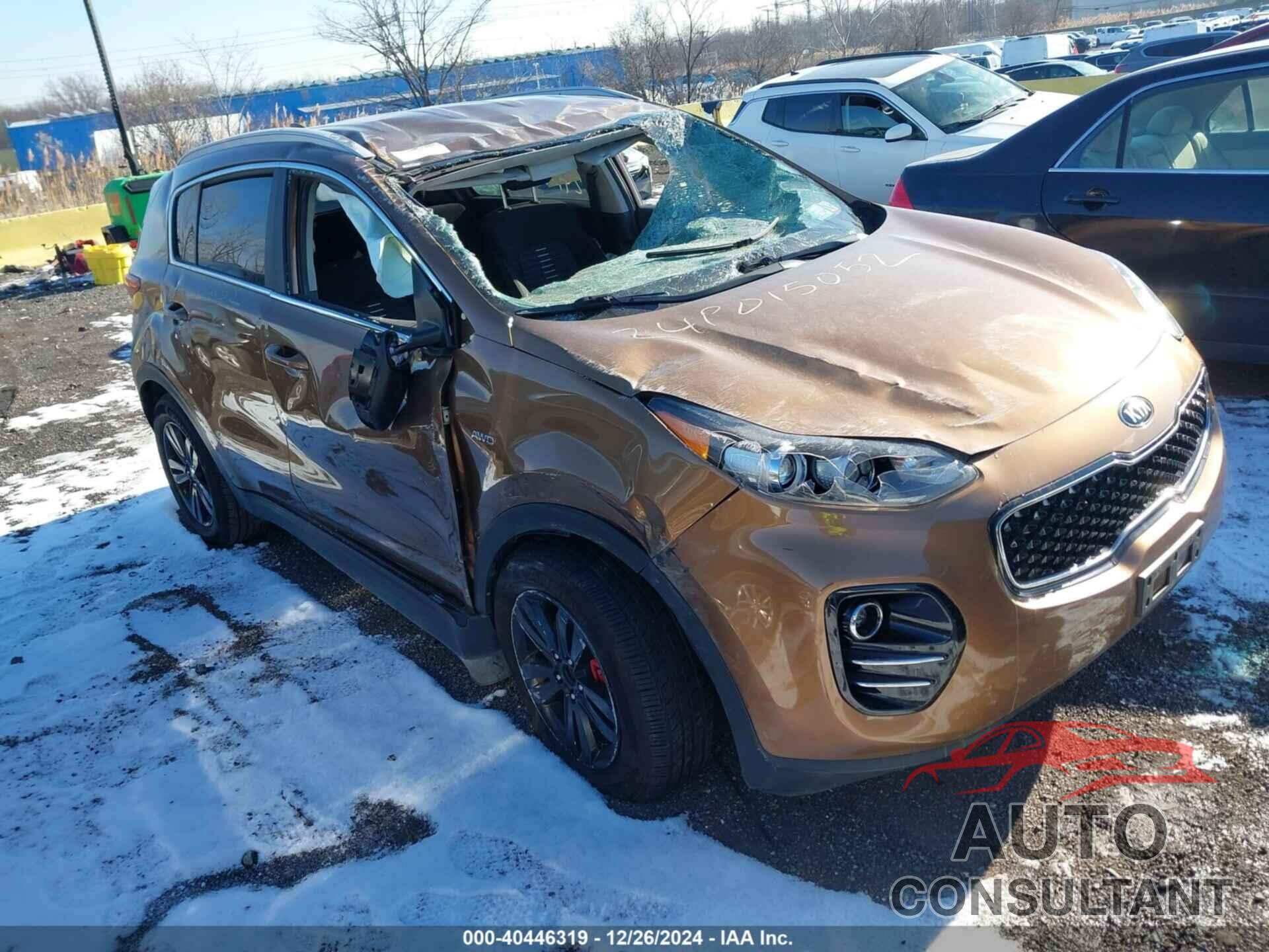 KIA SPORTAGE 2017 - KNDPMCAC5H7086308