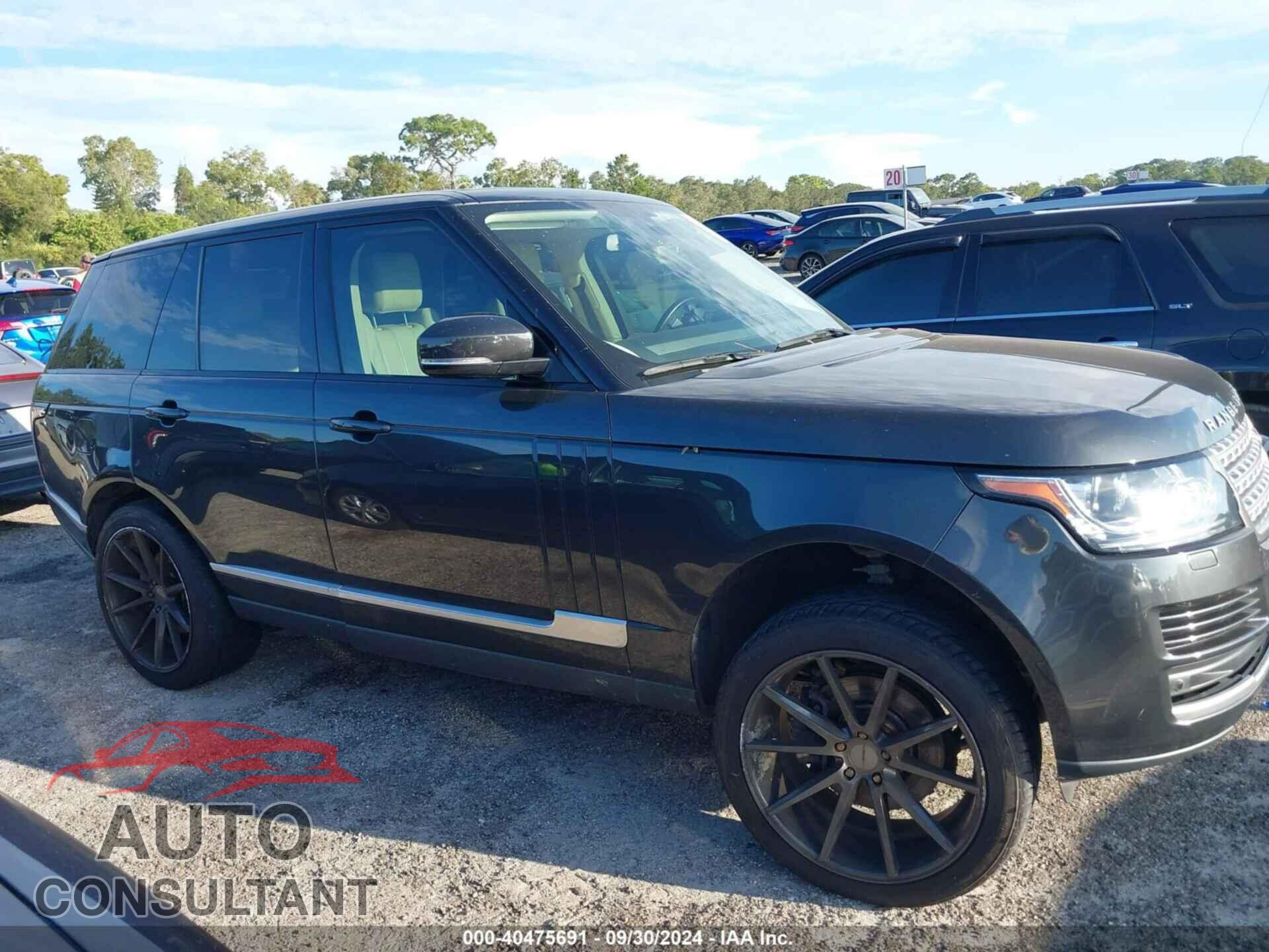 LAND ROVER RANGE ROVER 2015 - SALGS2VFXFA208822