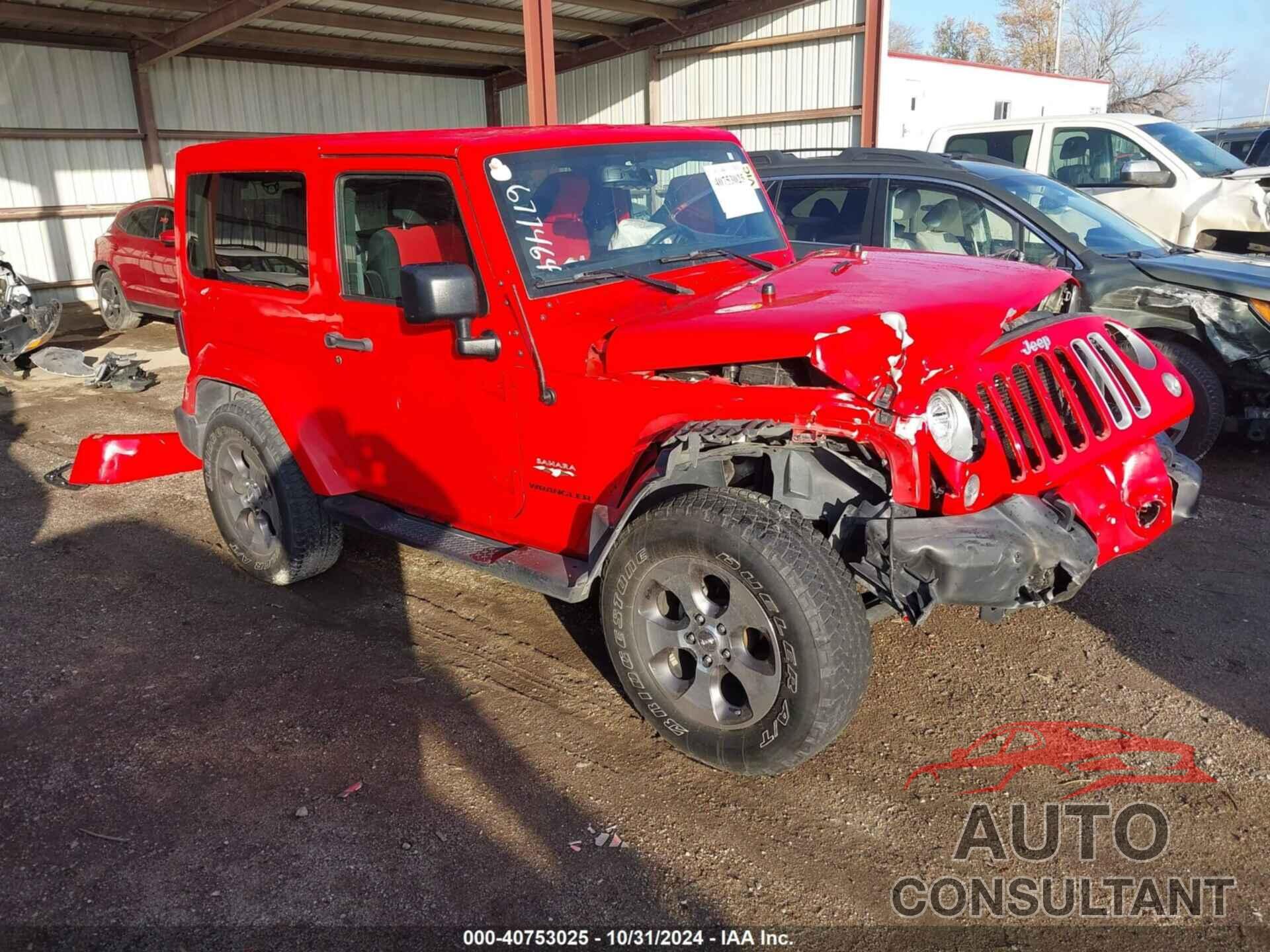 JEEP WRANGLER 2017 - 1C4AJWBG3HL540144