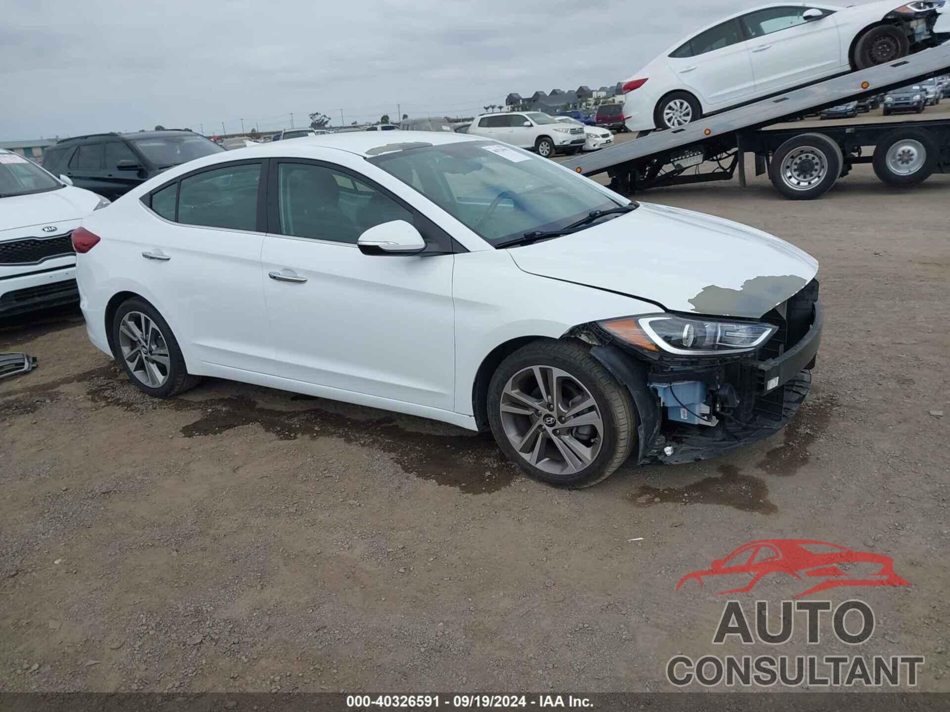 HYUNDAI ELANTRA 2017 - 5NPD84LF6HH030460