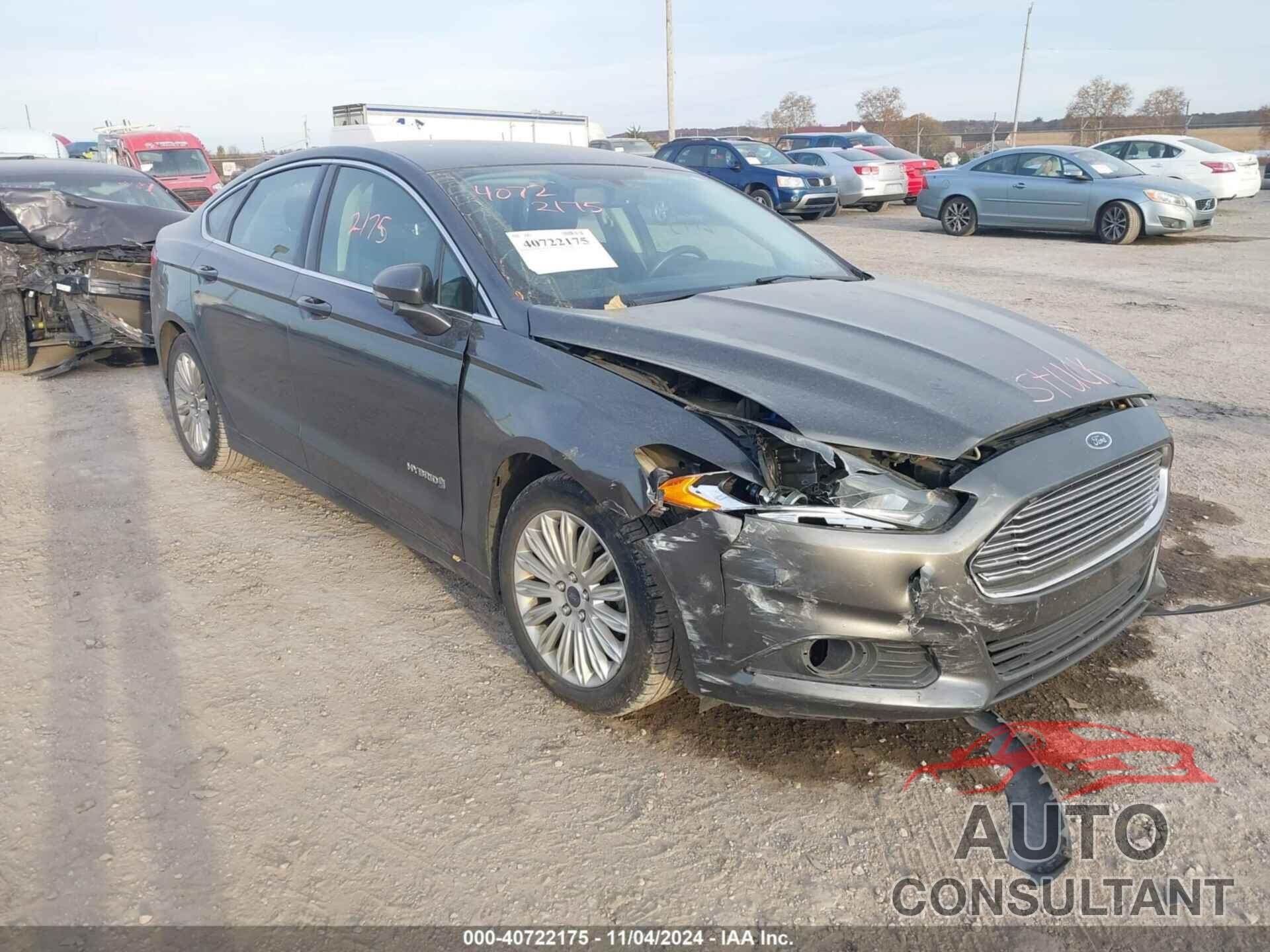 FORD FUSION HYBRID 2016 - 3FA6P0LU9GR324651