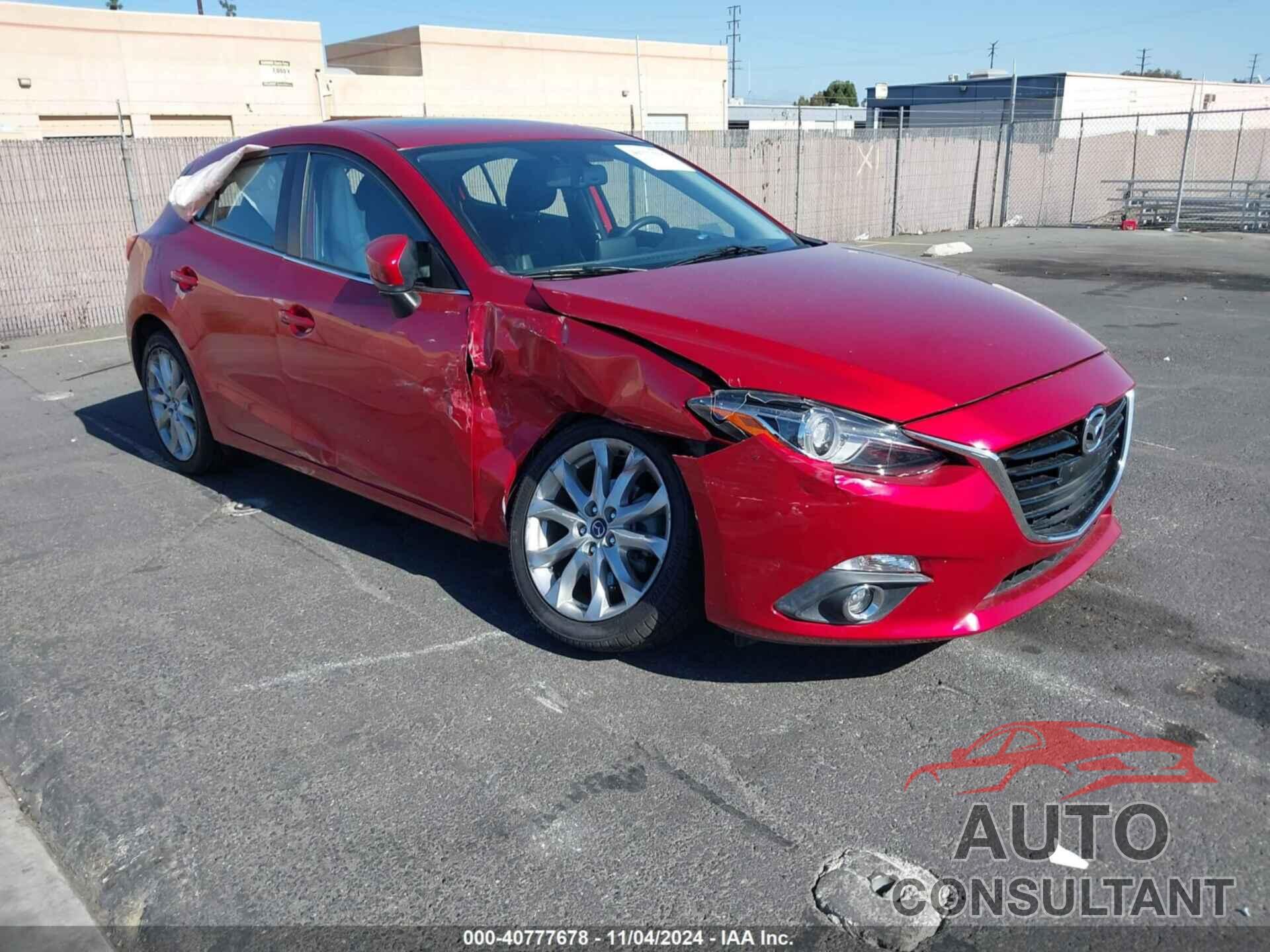 MAZDA MAZDA3 2014 - JM1BM1M35E1104119