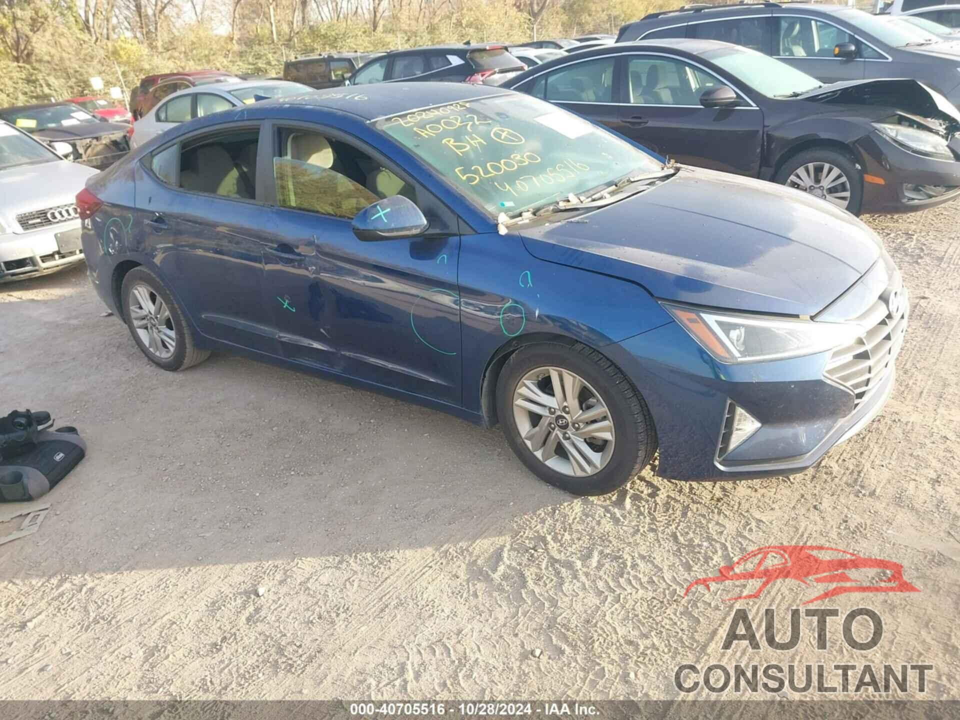 HYUNDAI ELANTRA 2020 - 5NPD84LF9LH520030