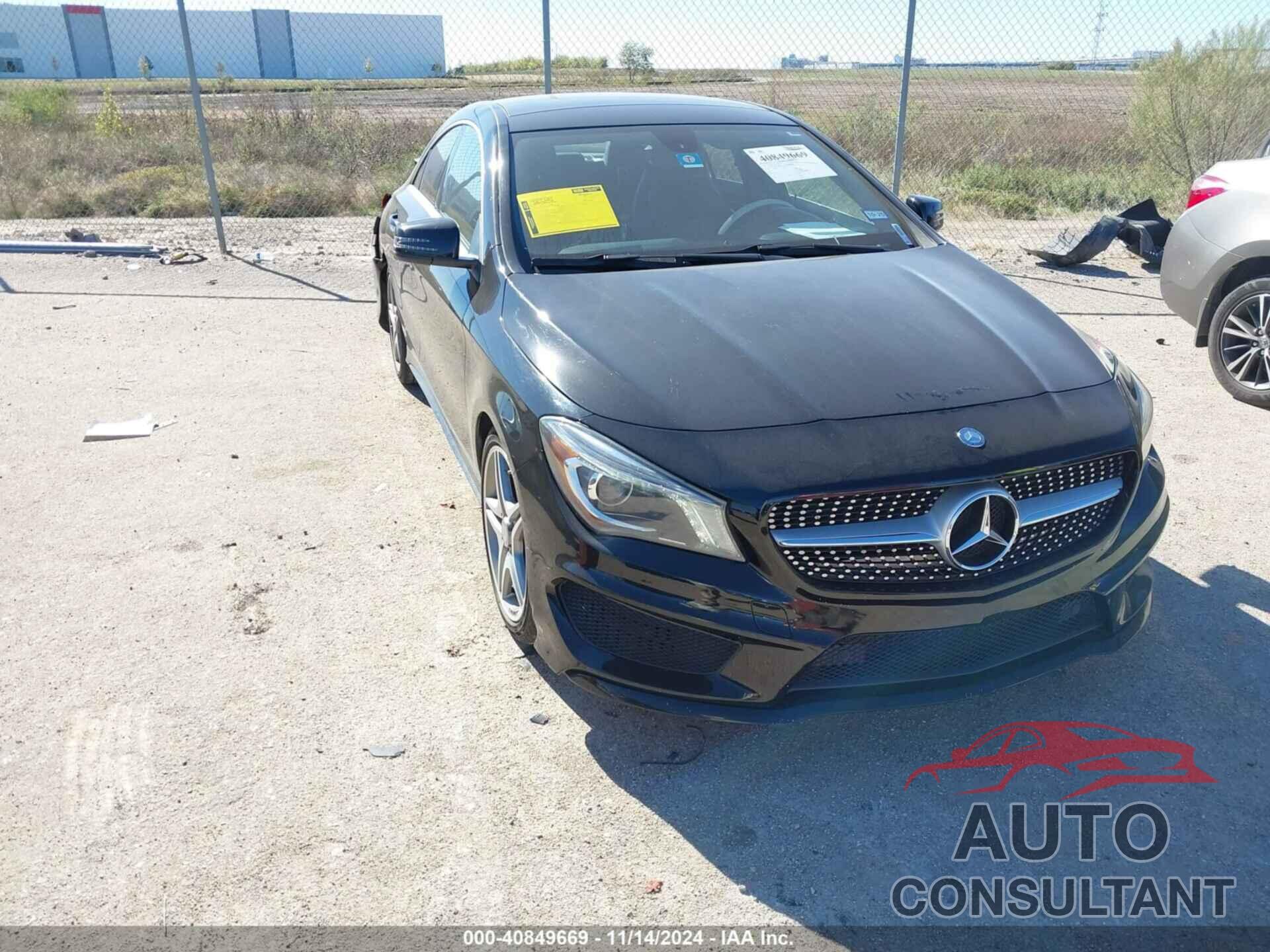 MERCEDES-BENZ CLA 250 2014 - WDDSJ4EB0EN029876