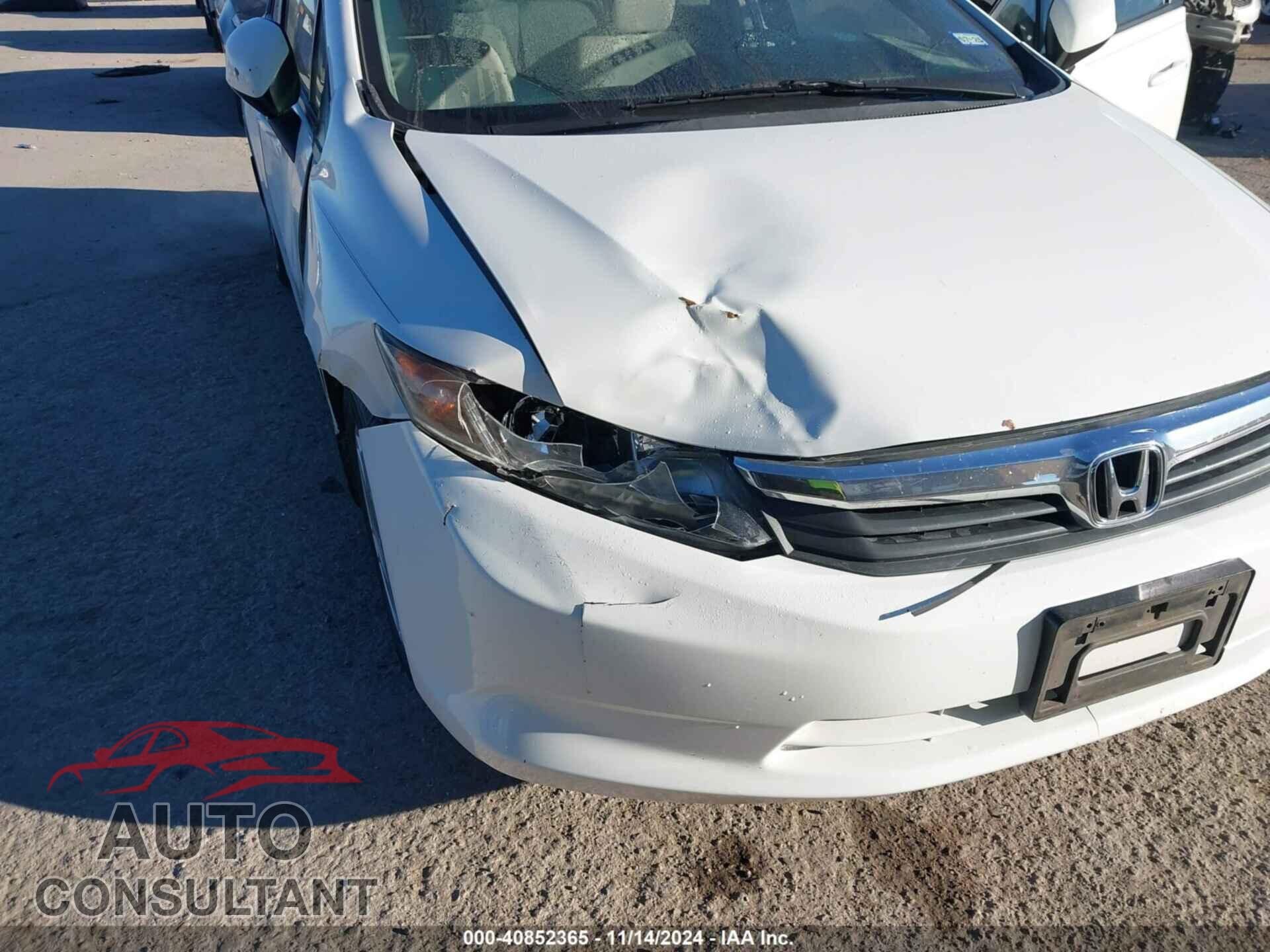 HONDA CIVIC 2012 - 2HGFB2F62CH554864