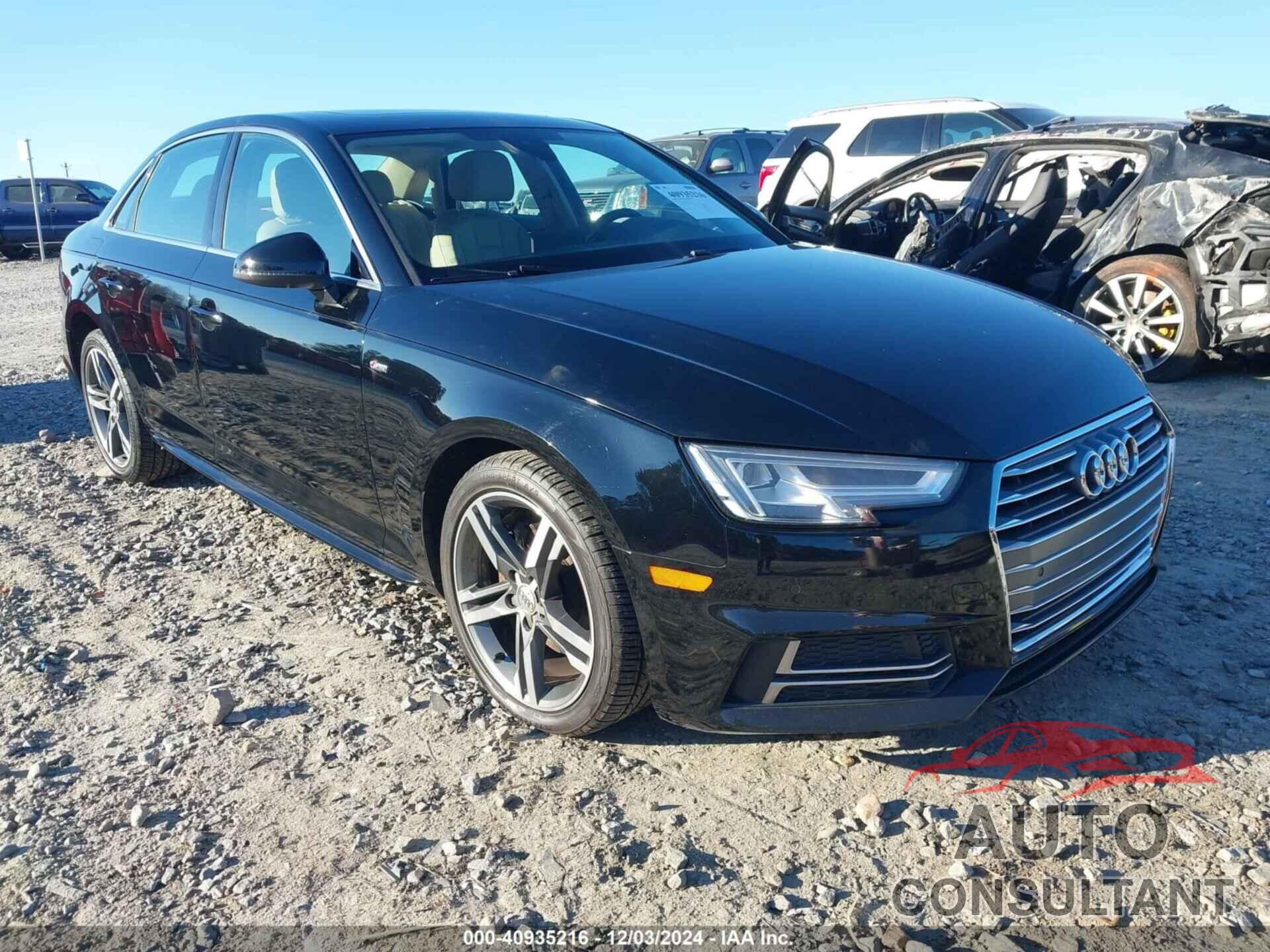 AUDI A4 2018 - WAULMAF4XJN009761