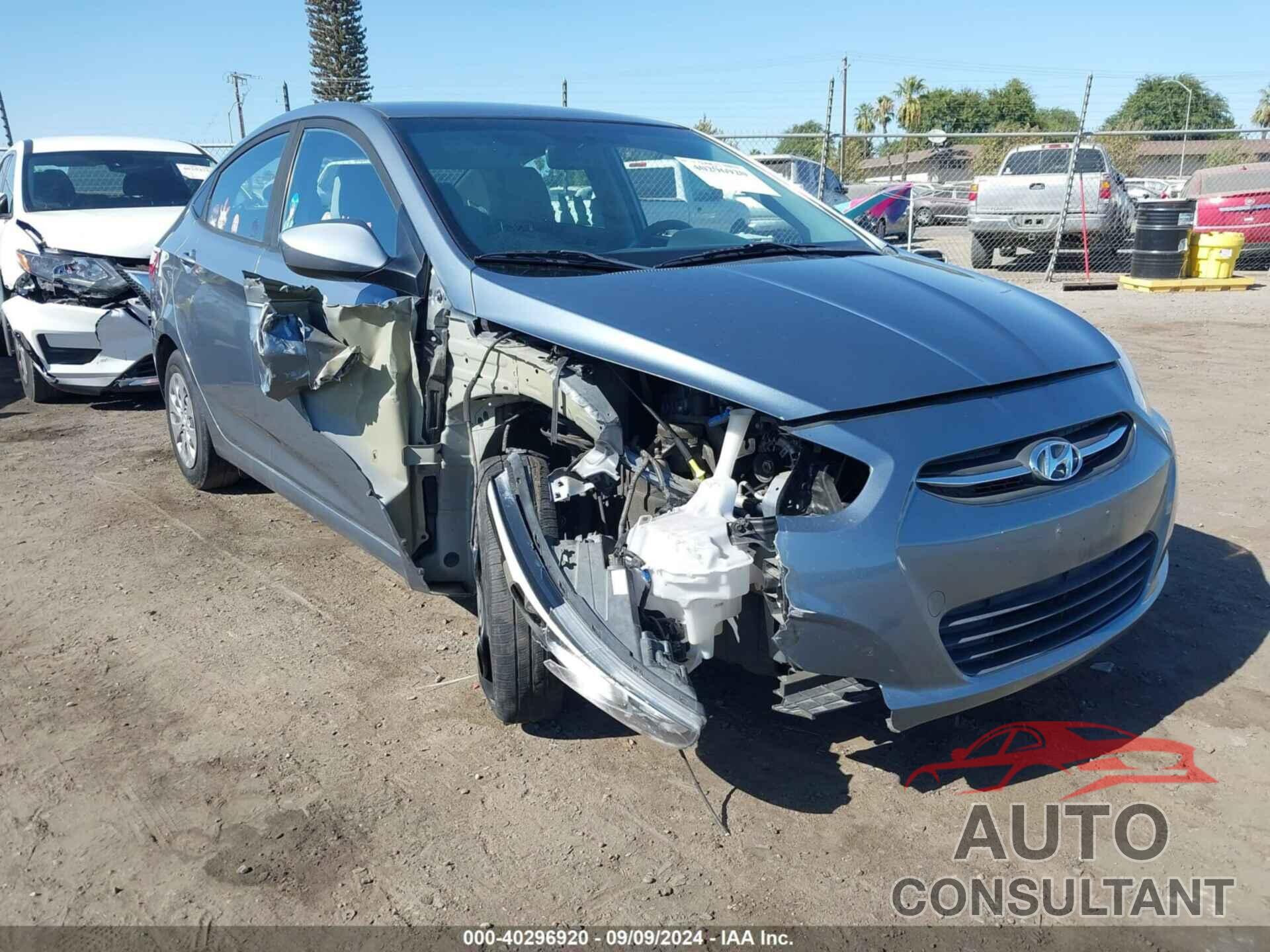 HYUNDAI ACCENT 2017 - KMHCT4AE9HU360888