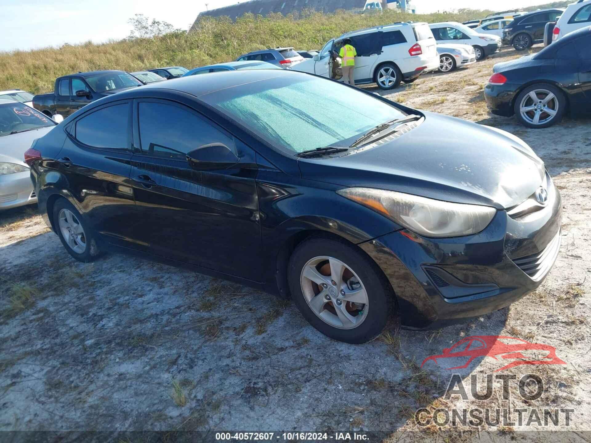 HYUNDAI ELANTRA 2014 - KMHDH4AE1EU096292