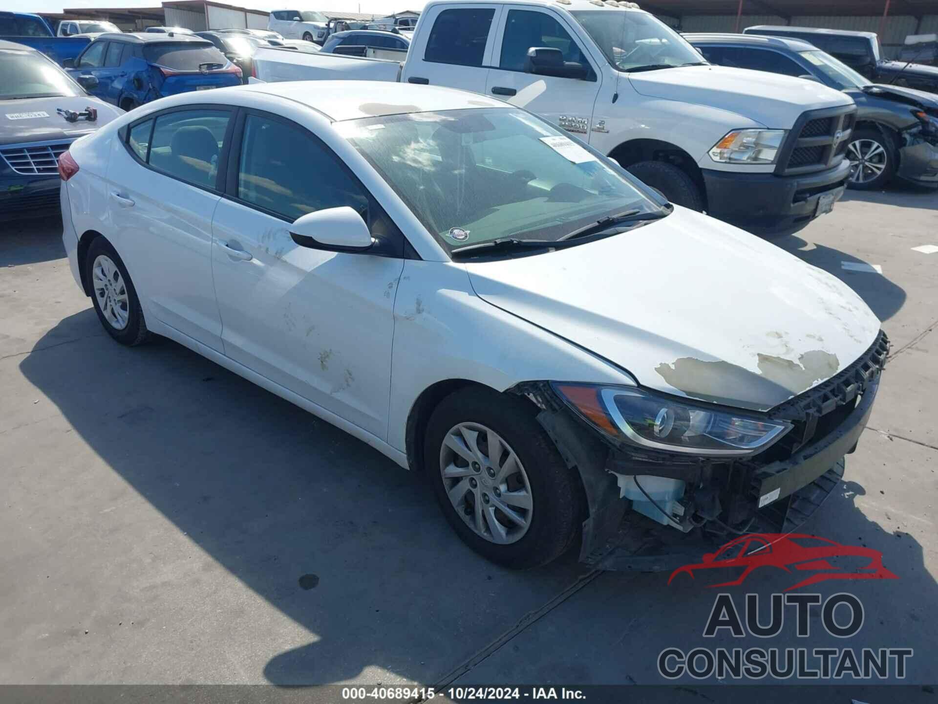 HYUNDAI ELANTRA 2017 - 5NPD74LF5HH205445