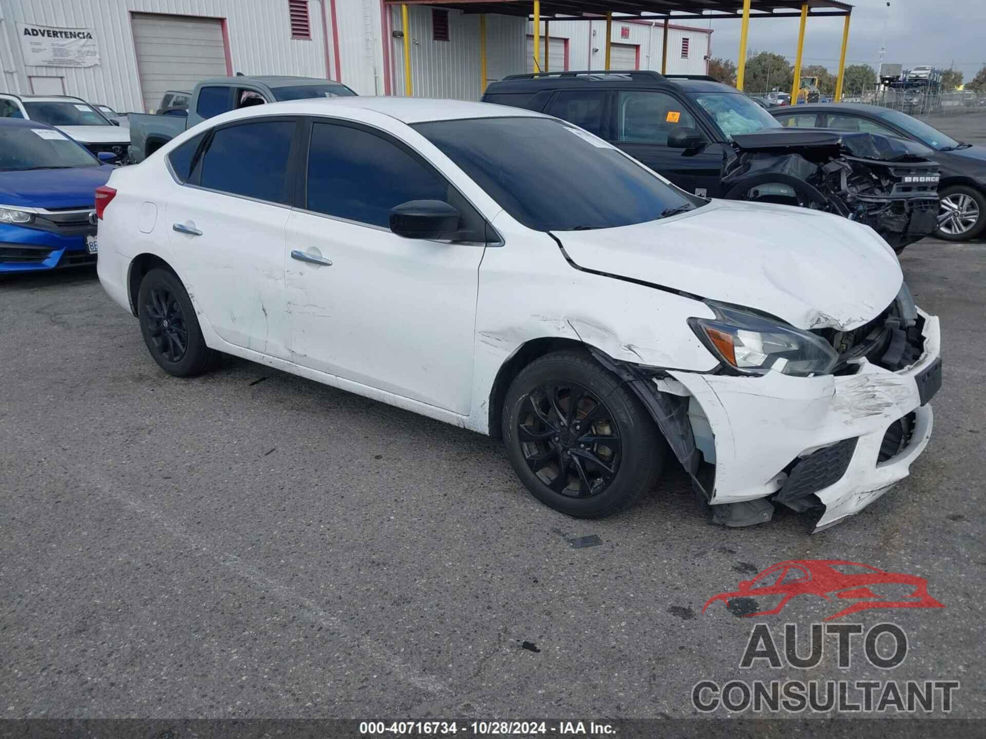 NISSAN SENTRA 2018 - 3N1AB7AP1JY302250