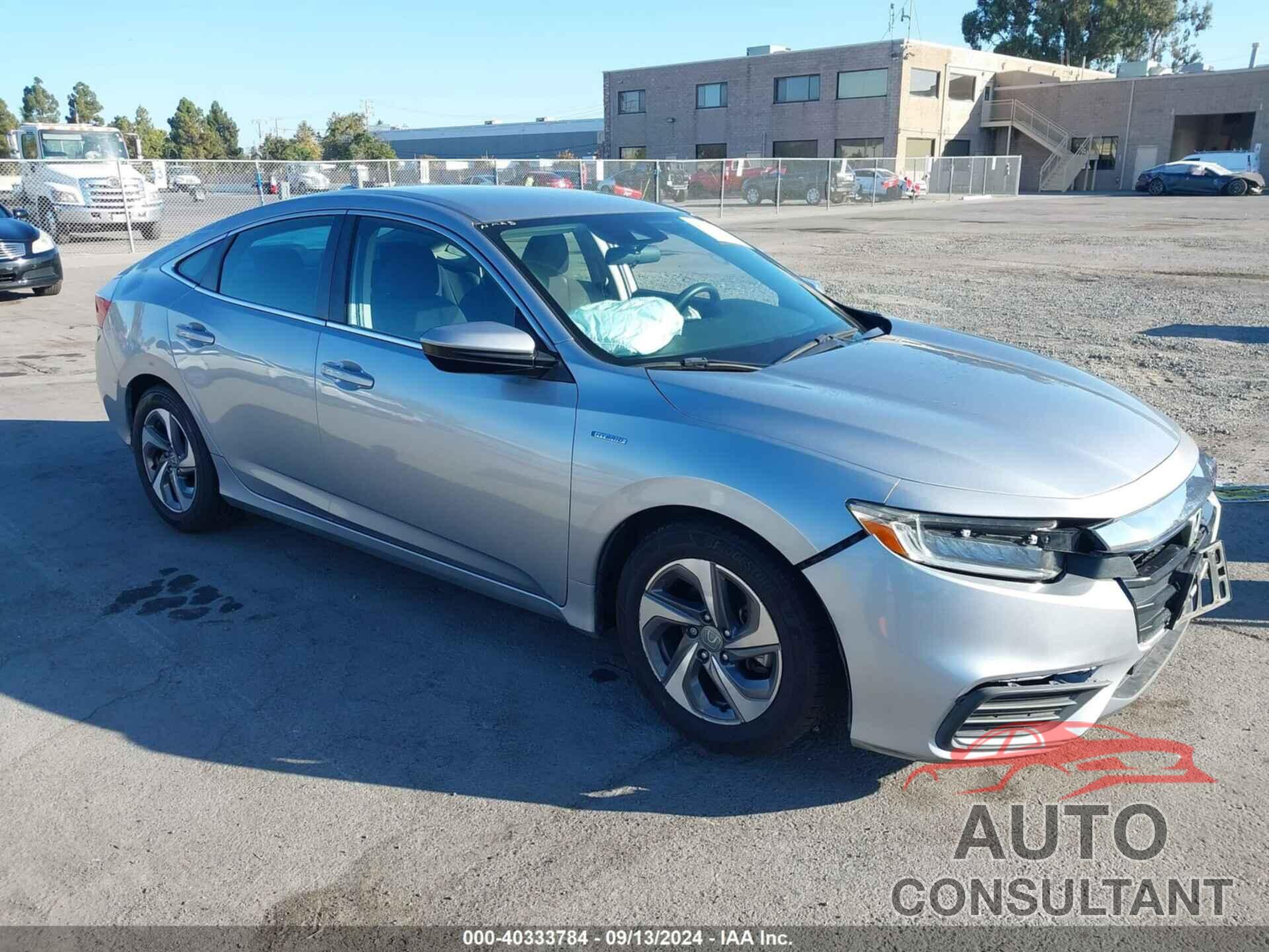 HONDA INSIGHT 2019 - 19XZE4F19KE009161