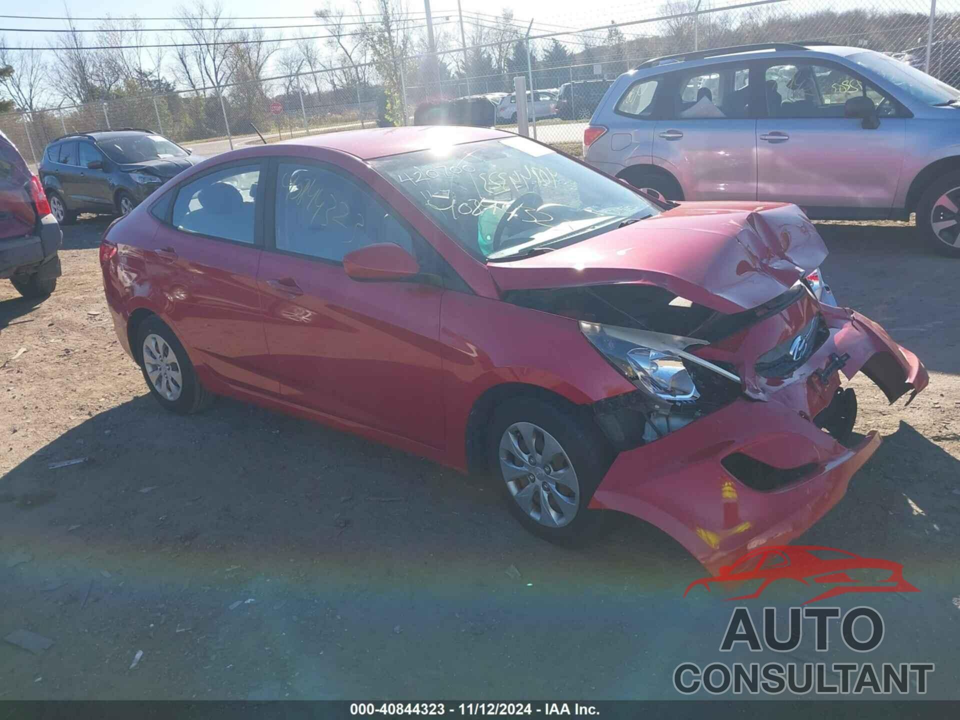 HYUNDAI ACCENT 2016 - KMHCT4AE6GU095345