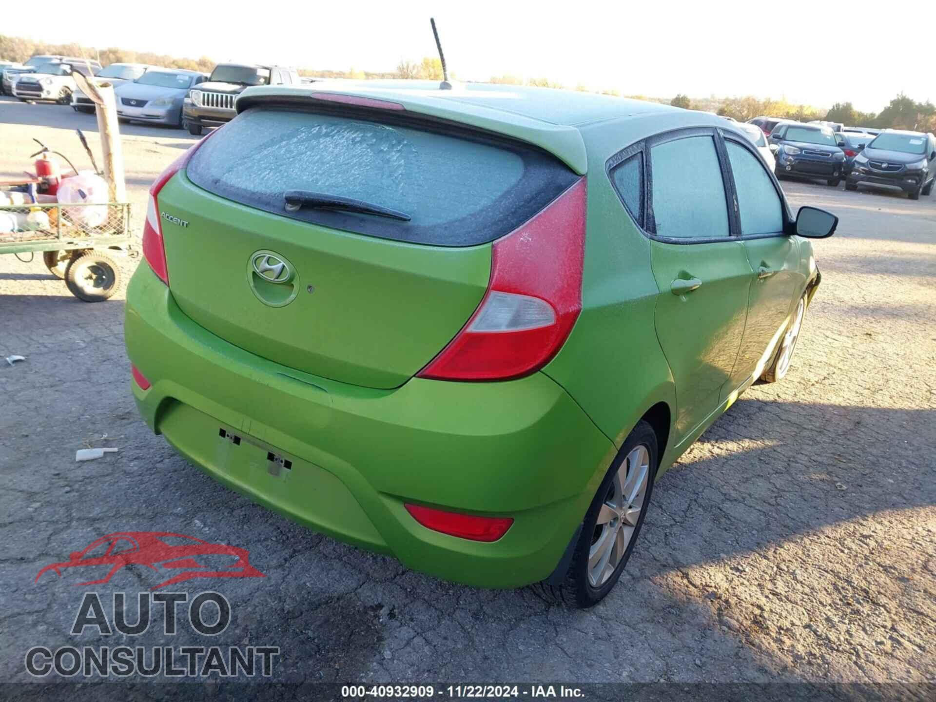 HYUNDAI ACCENT 2014 - KMHCU5AE3EU167635