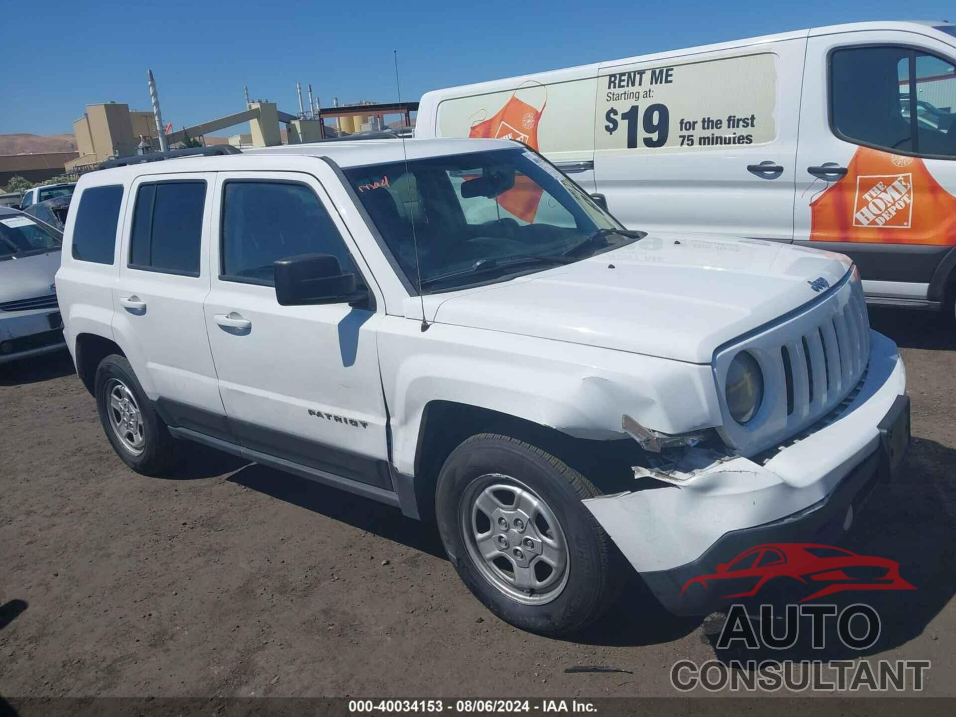 JEEP PATRIOT 2016 - 1C4NJPBA8GD528194