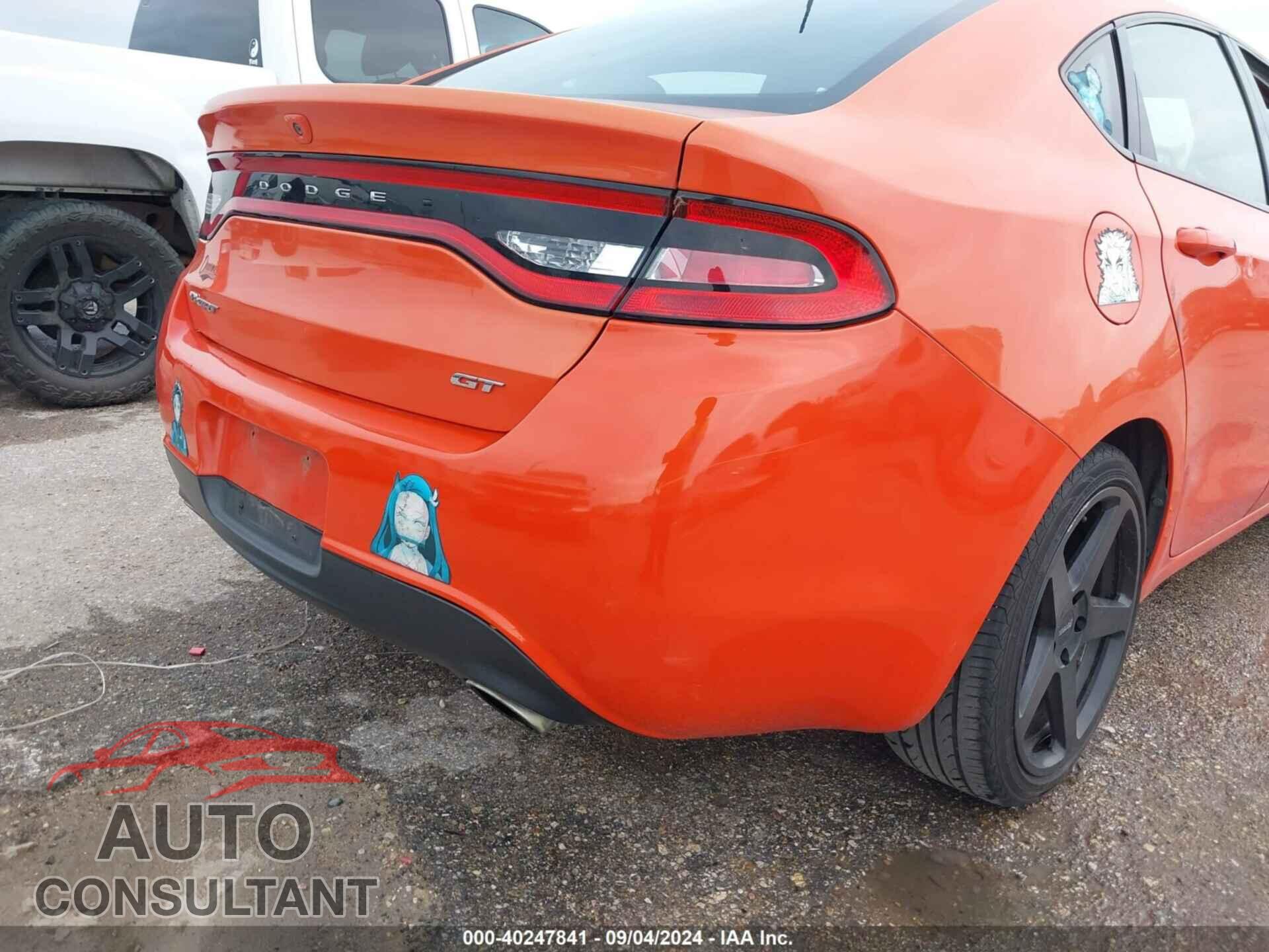 DODGE DART 2015 - 1C3CDFEB7FD311297