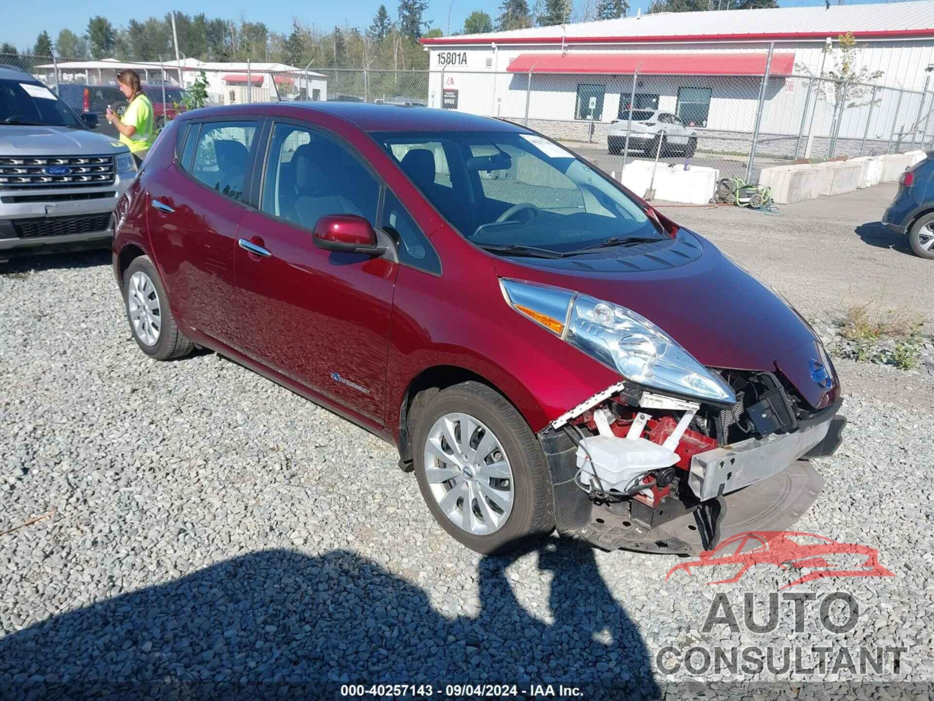 NISSAN LEAF 2017 - 1N4BZ0CP7HC309262