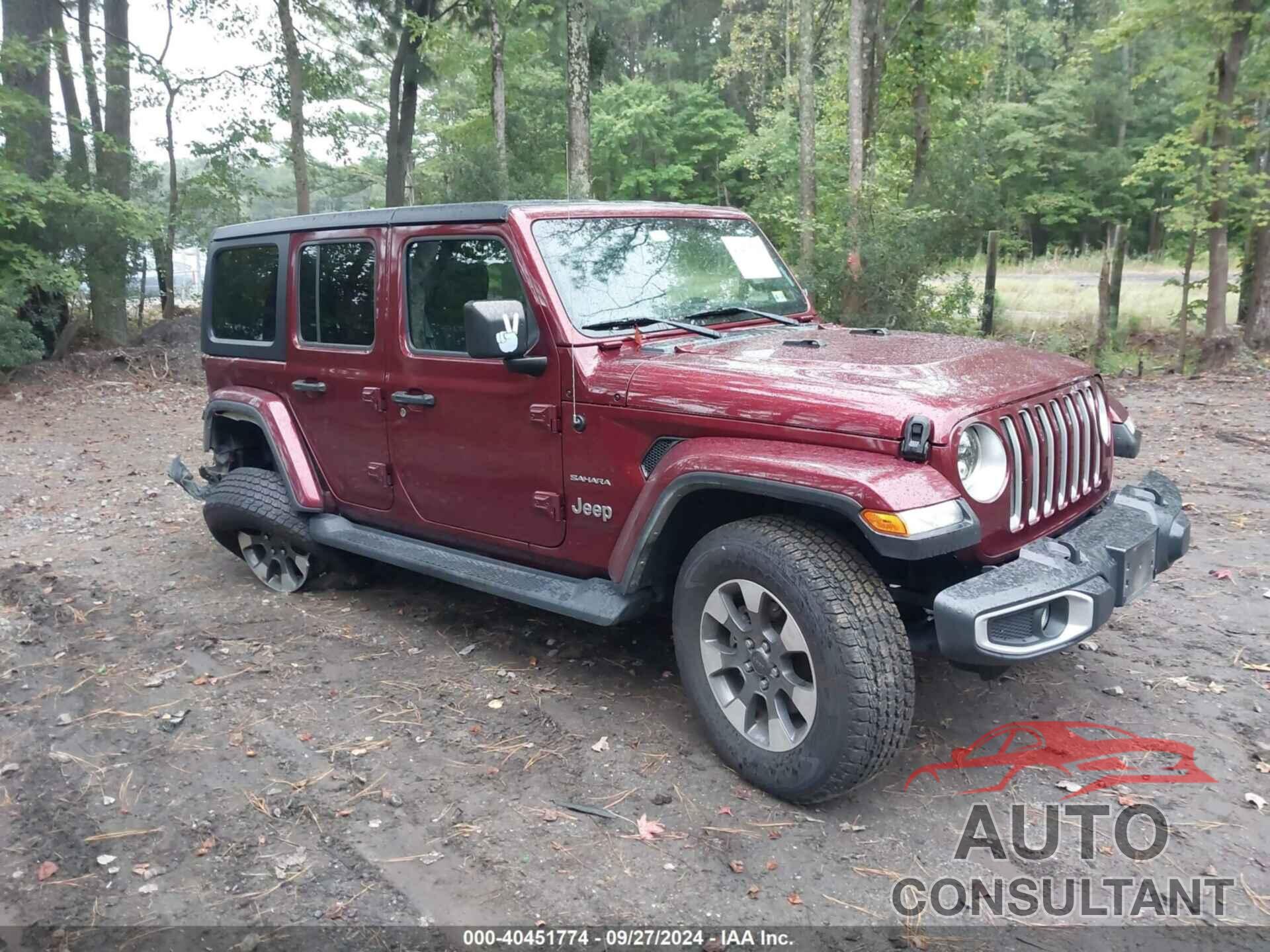 JEEP WRANGLER UNLIMITED 2021 - 1C4HJXEG3MW663743