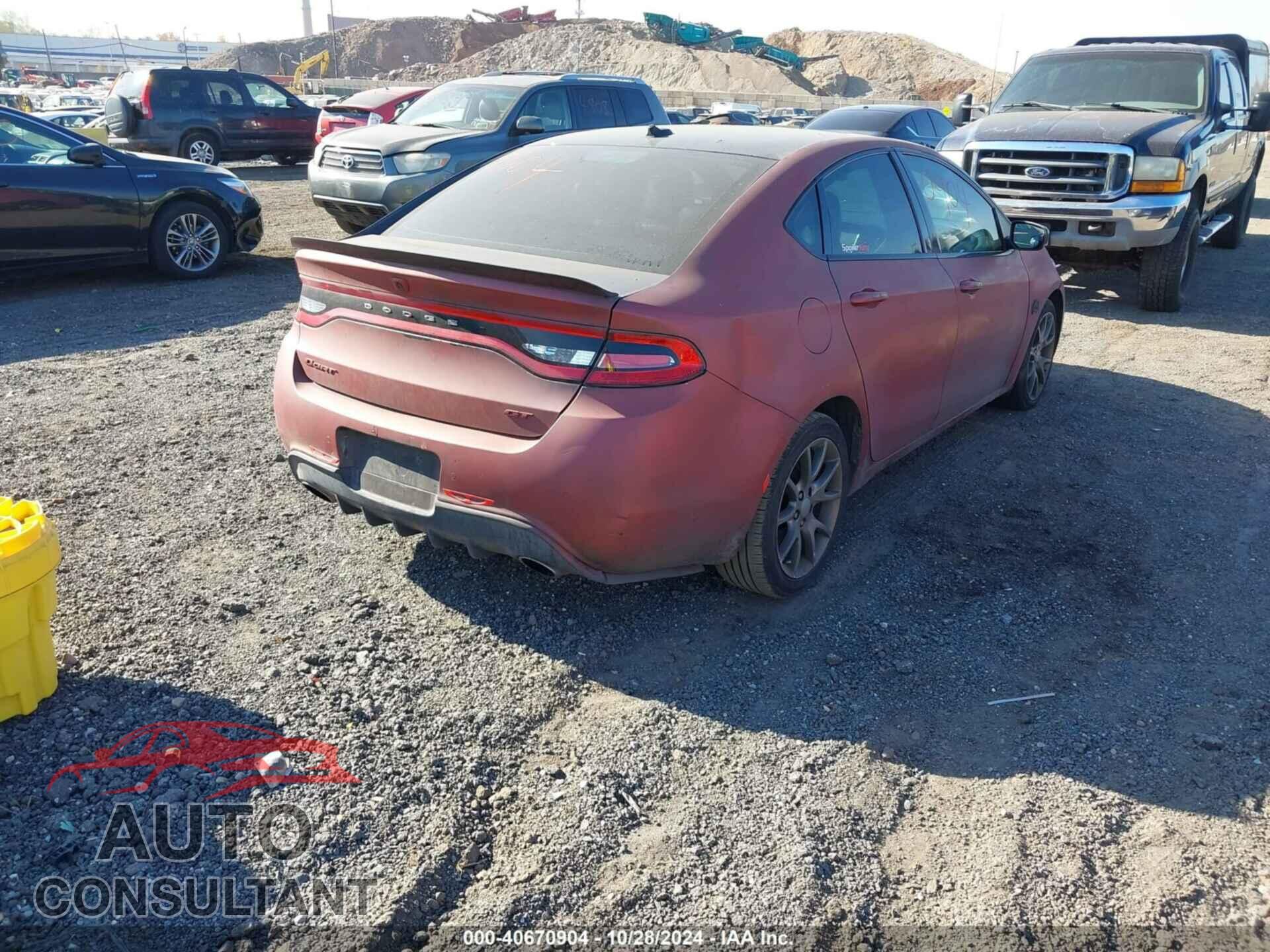 DODGE DART 2014 - 1C3CDFEB5ED724687