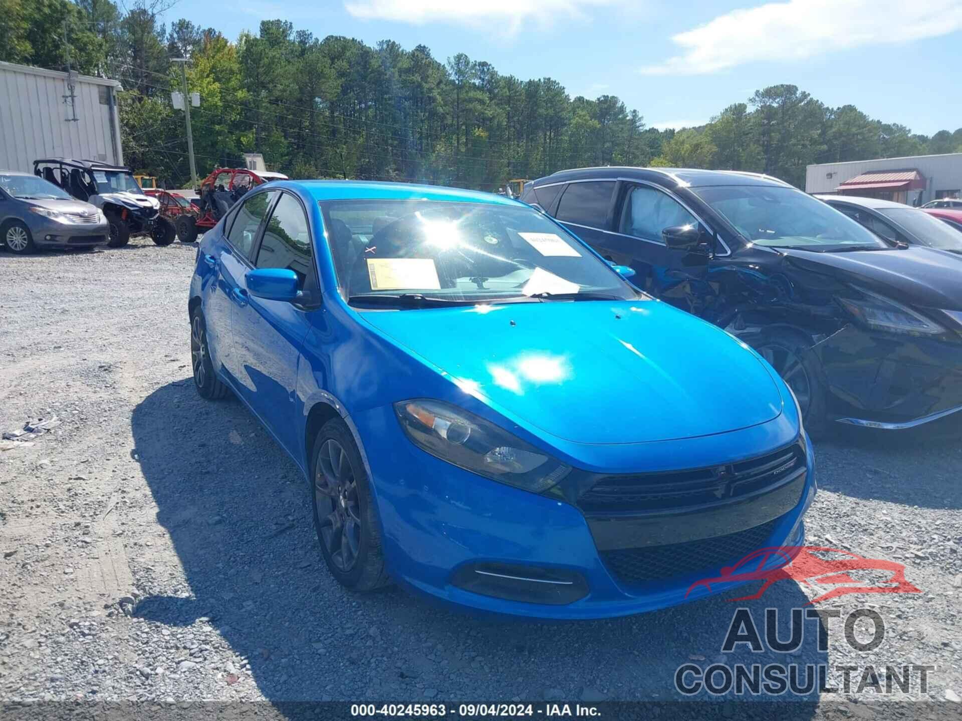 DODGE DART 2016 - 1C3CDFAA3GD555303