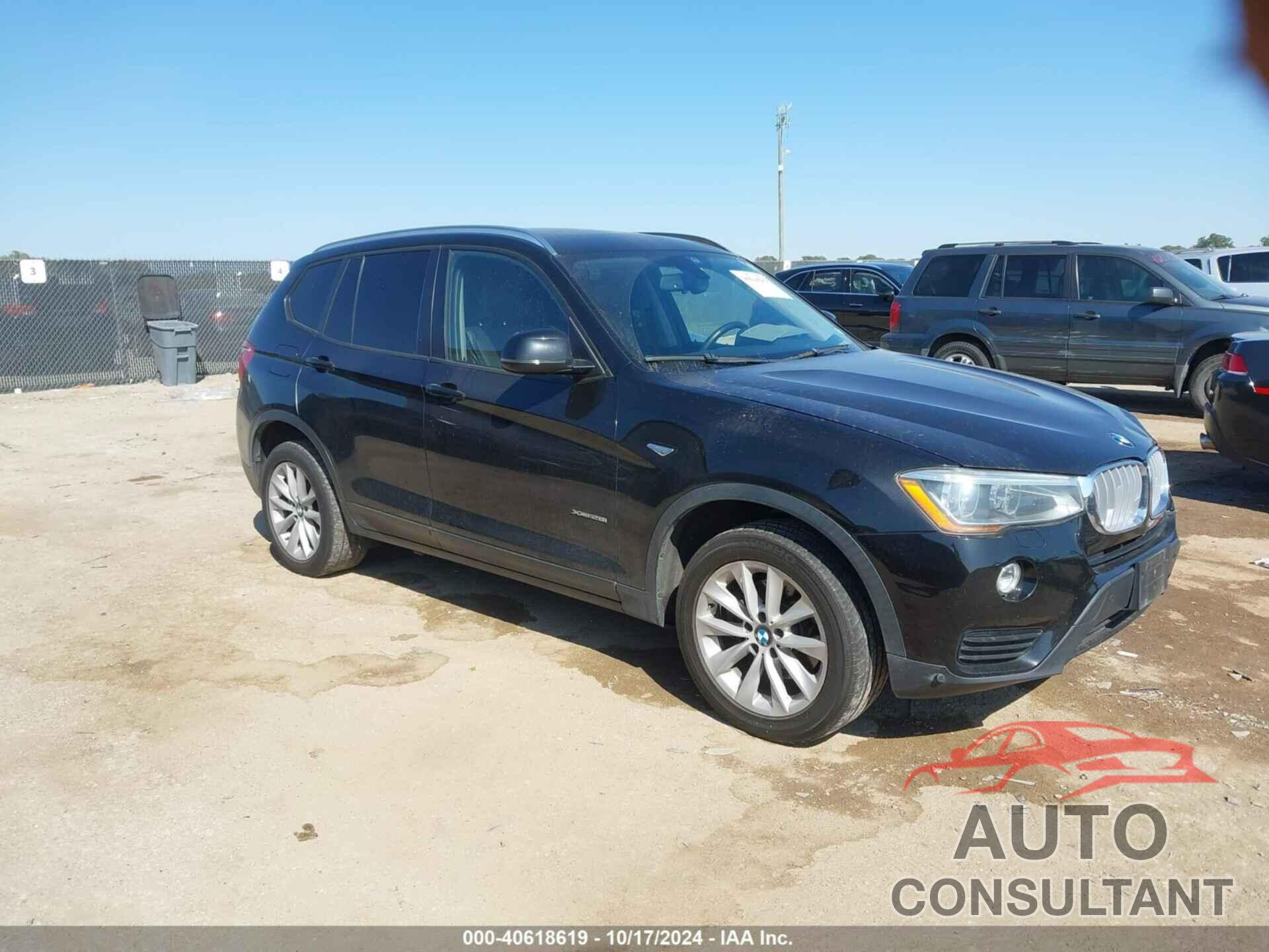 BMW X3 2015 - 5UXWX9C54F0D45902