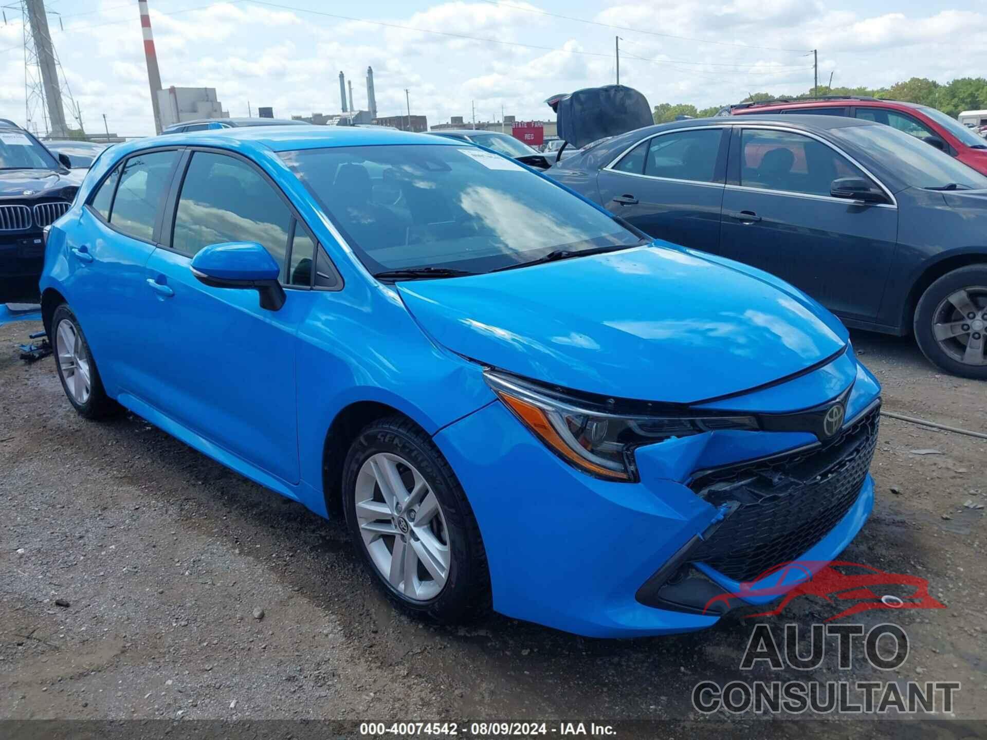 TOYOTA COROLLA 2019 - JTNK4RBE5K3071511