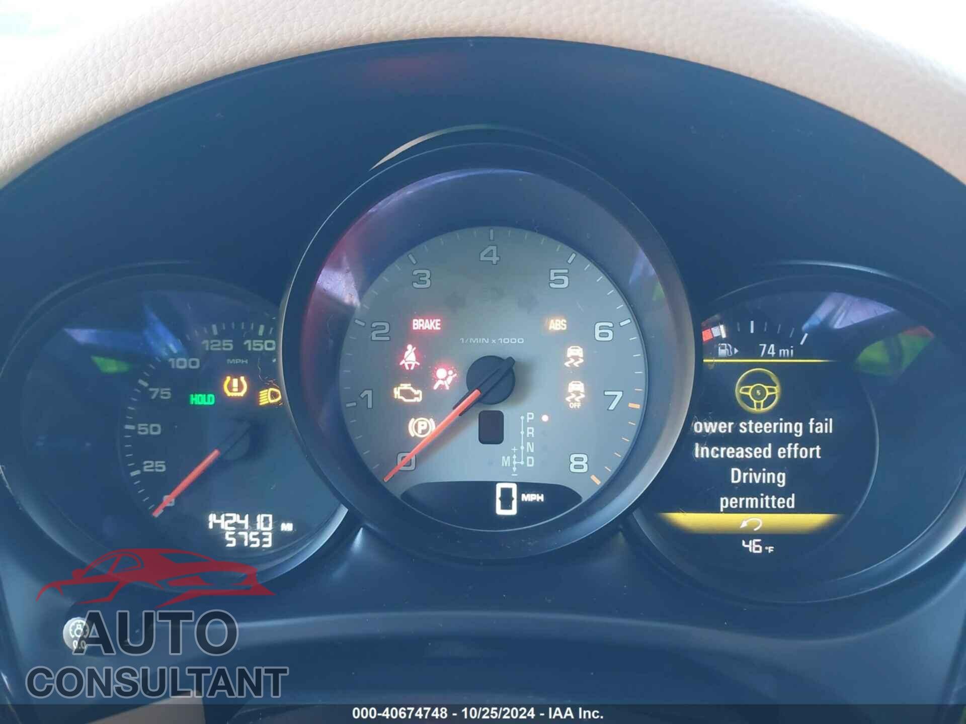PORSCHE MACAN 2015 - WP1AB2A56FLB67716