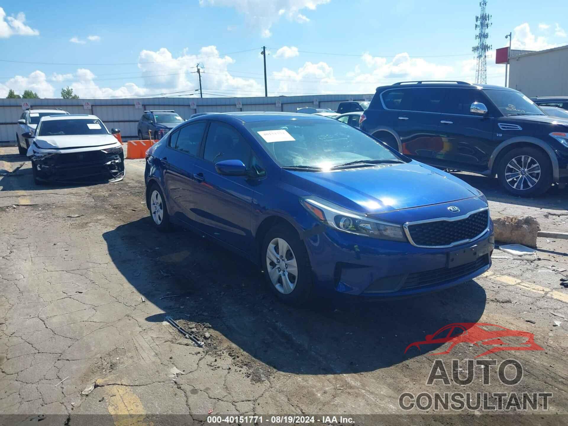 KIA FORTE 2018 - 3KPFK4A75JE189390
