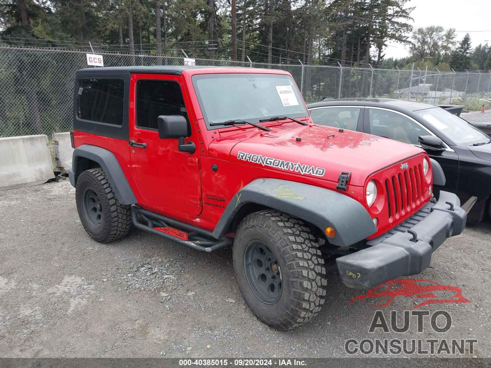 JEEP WRANGLER 2017 - 1C4AJWAG3HL754861